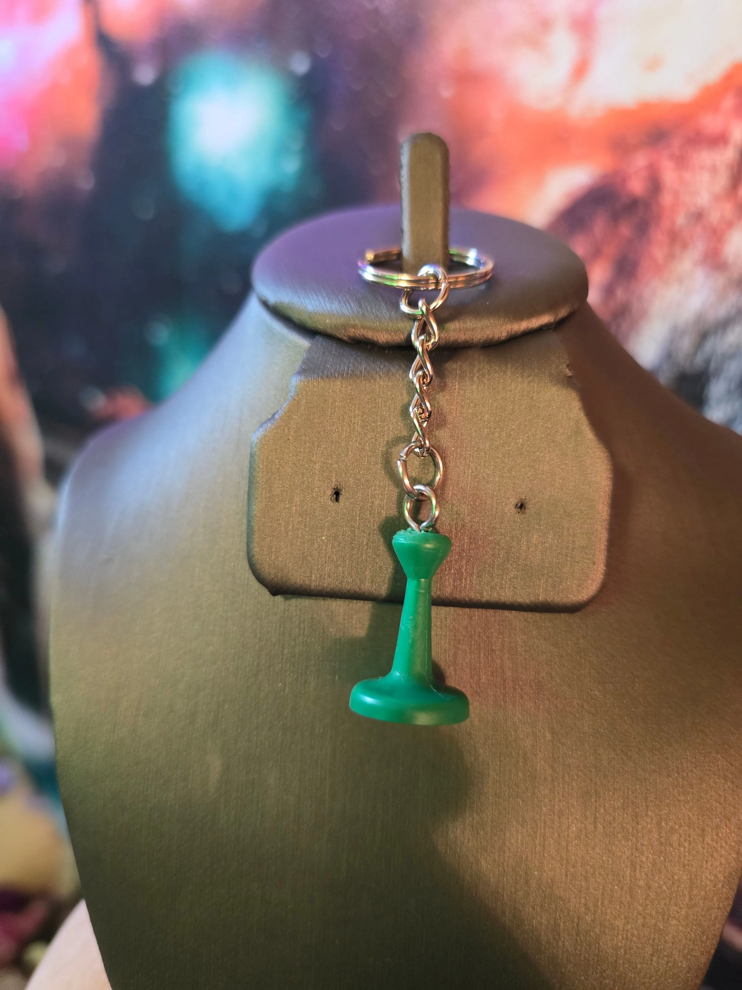 Product image for Vintage SORRY Game Piece Handmade Keychain