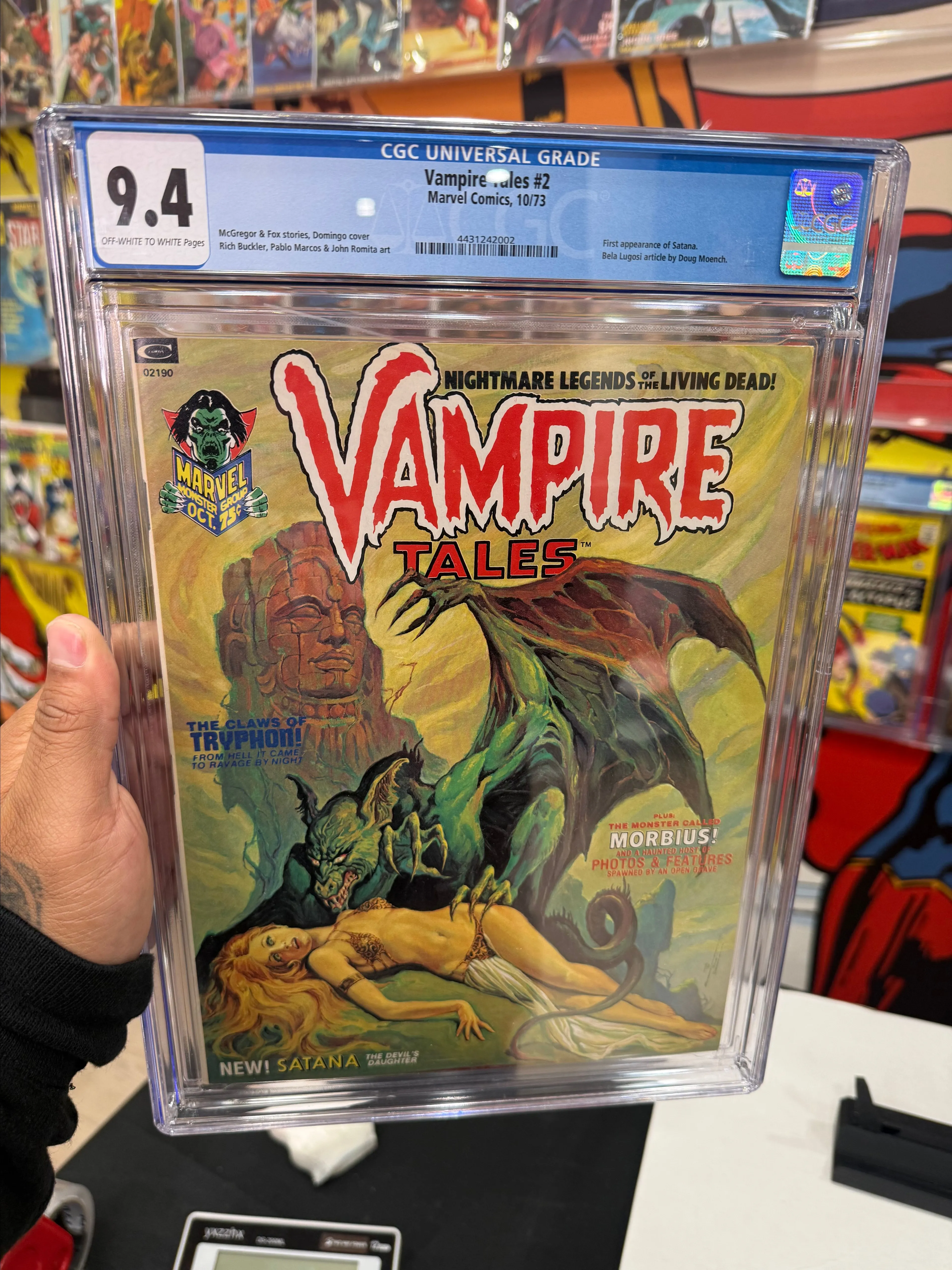 Product image for Vampire Tales #2 CGC 9.4