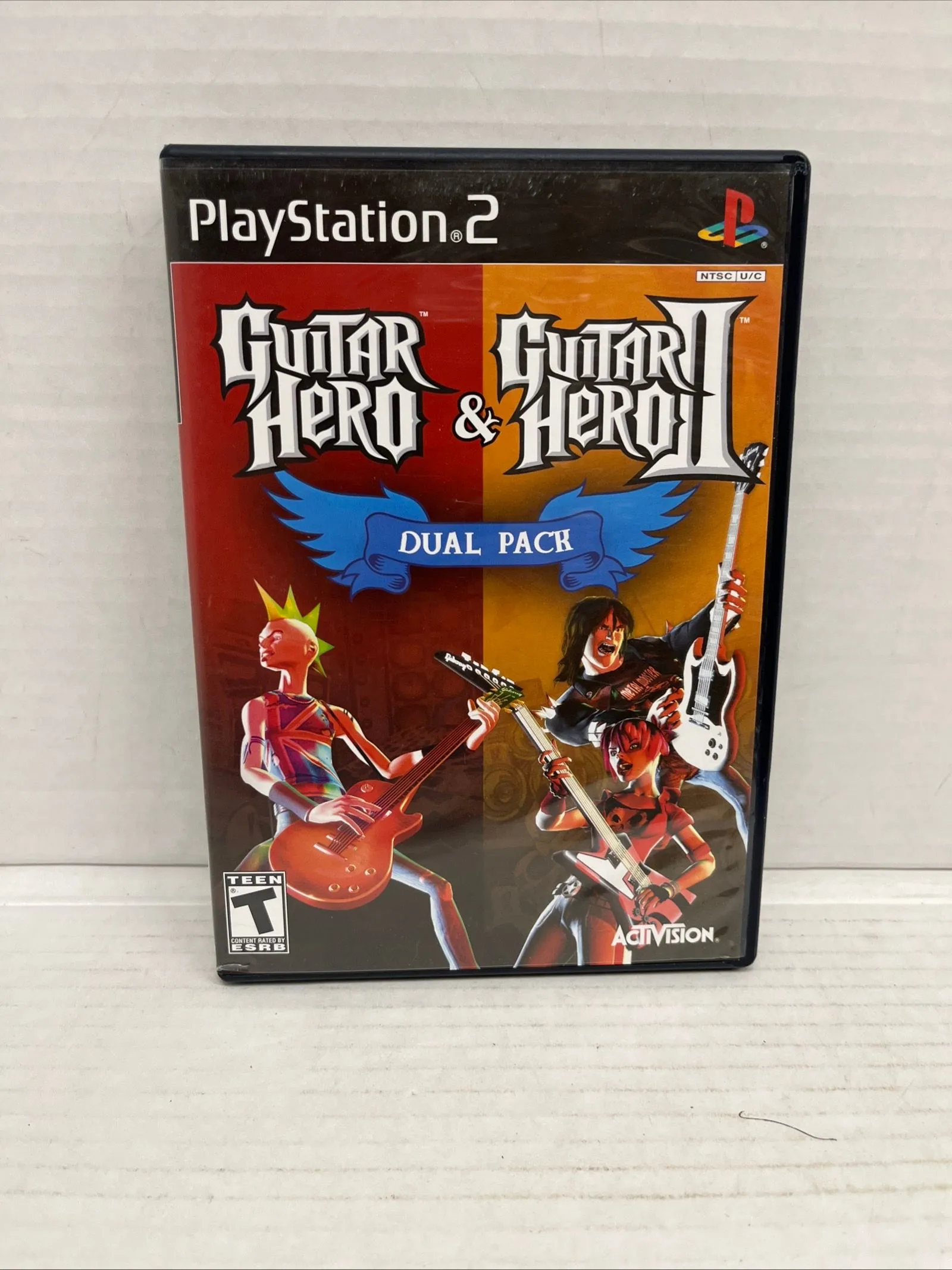 Product image for Guitar Hero Dual Pack PS2 PlayStation 2 Complete w/ Manual CIB