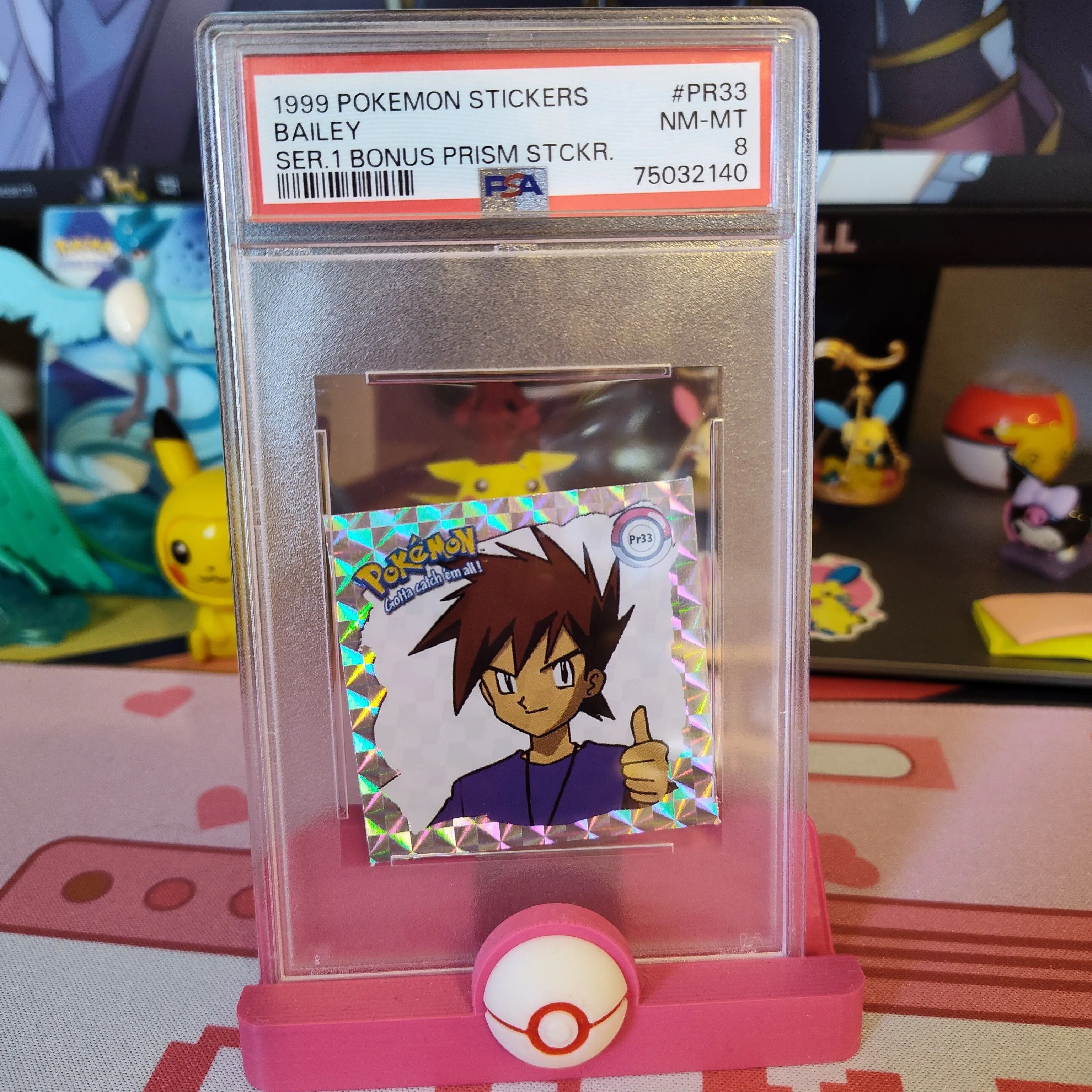 Product image for Pokemon Artbox Bailey Prism Sticker Slab