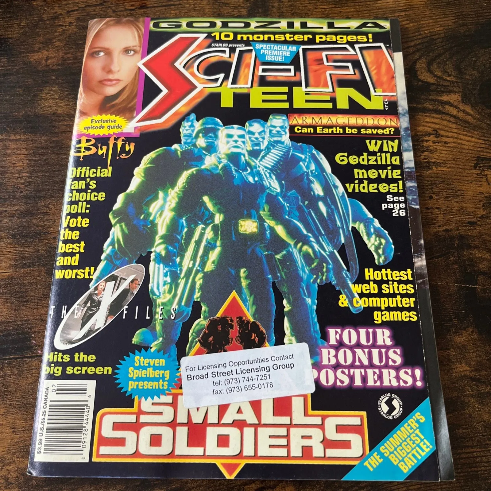 Product image for Sci-Fi Teen Small Soldiers with posters still