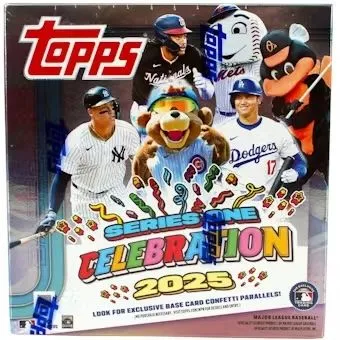 Product image for 2025 Topps Baseball Series 1 Celebration Mega Box - 1 Box