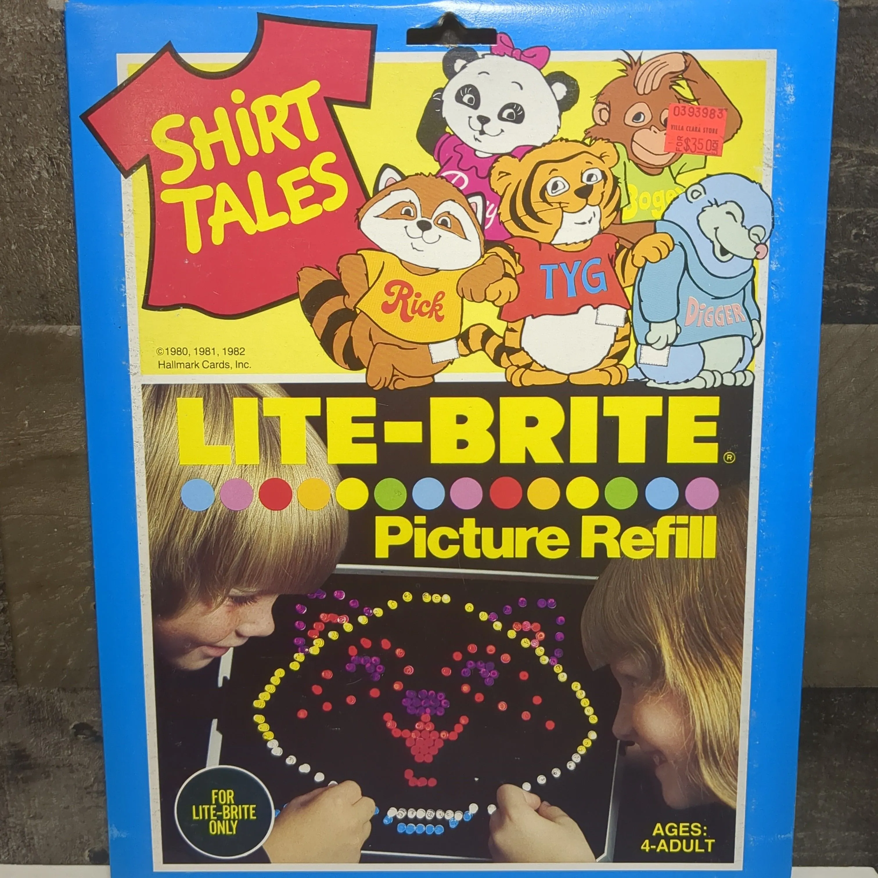 Product image for Shirt Tales Lite Brite Picture Refill