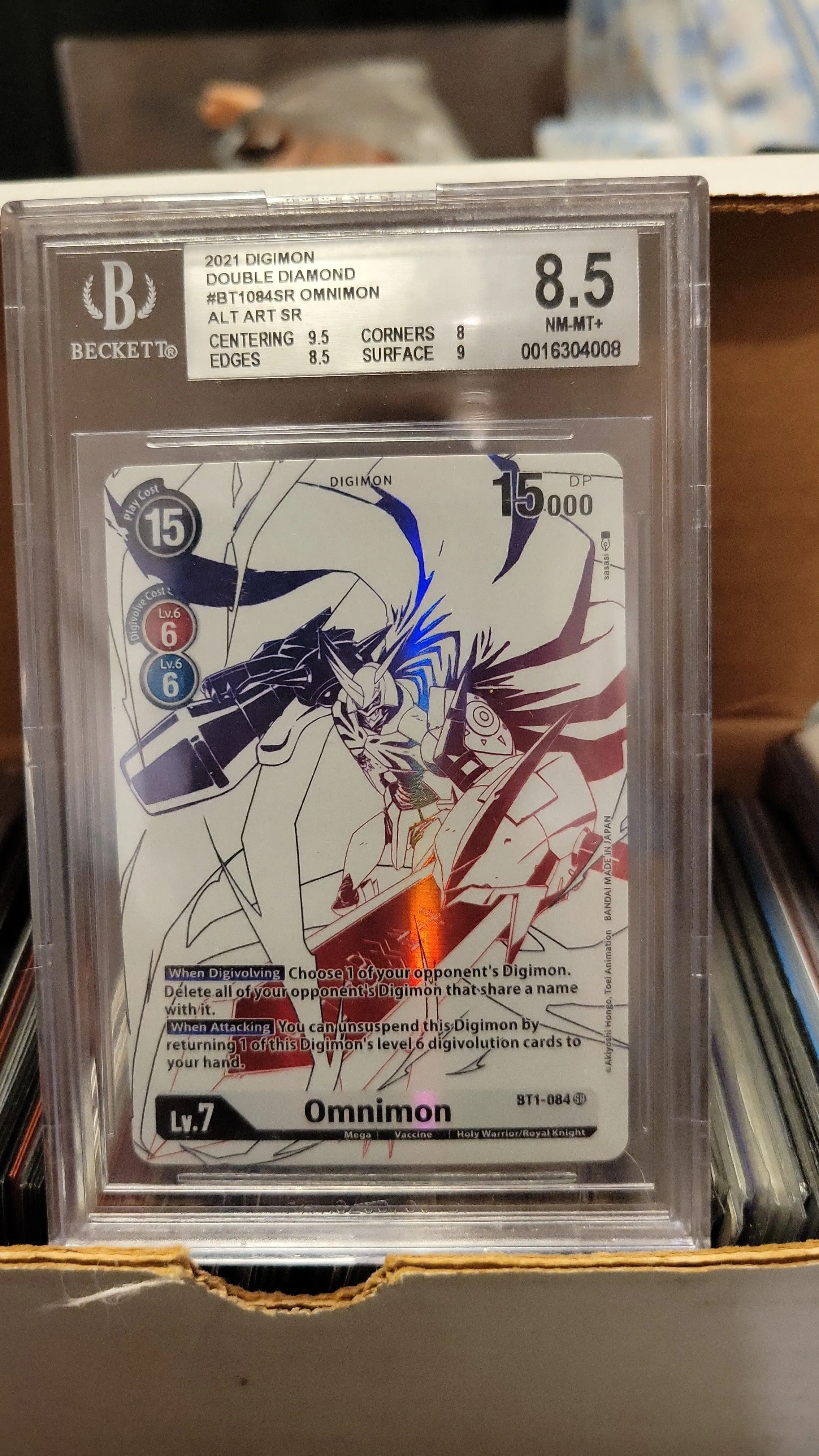 2021 Double Diamond Alt Art Sr Omnimon BGS 8.5  Whatnot: Shop, Sell,  Connect