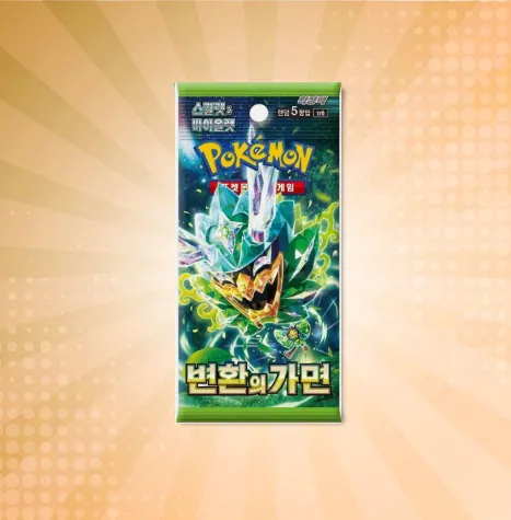 Korean Pokemon Packs Pokémon TCG: Scarlet & Violet - Mask Of Change Booster Box (Korean, 30 Packs) Pokemon Card