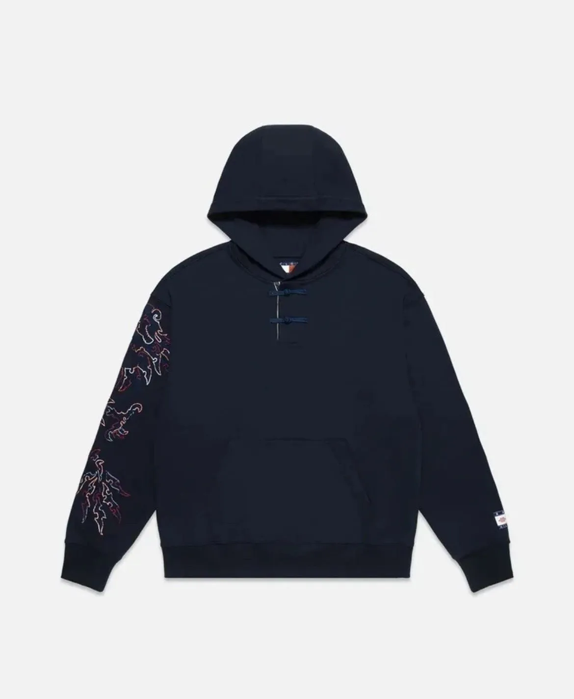 Product image for Clot X Tommy Hilfiger Placket Hoodie Navy *RARE