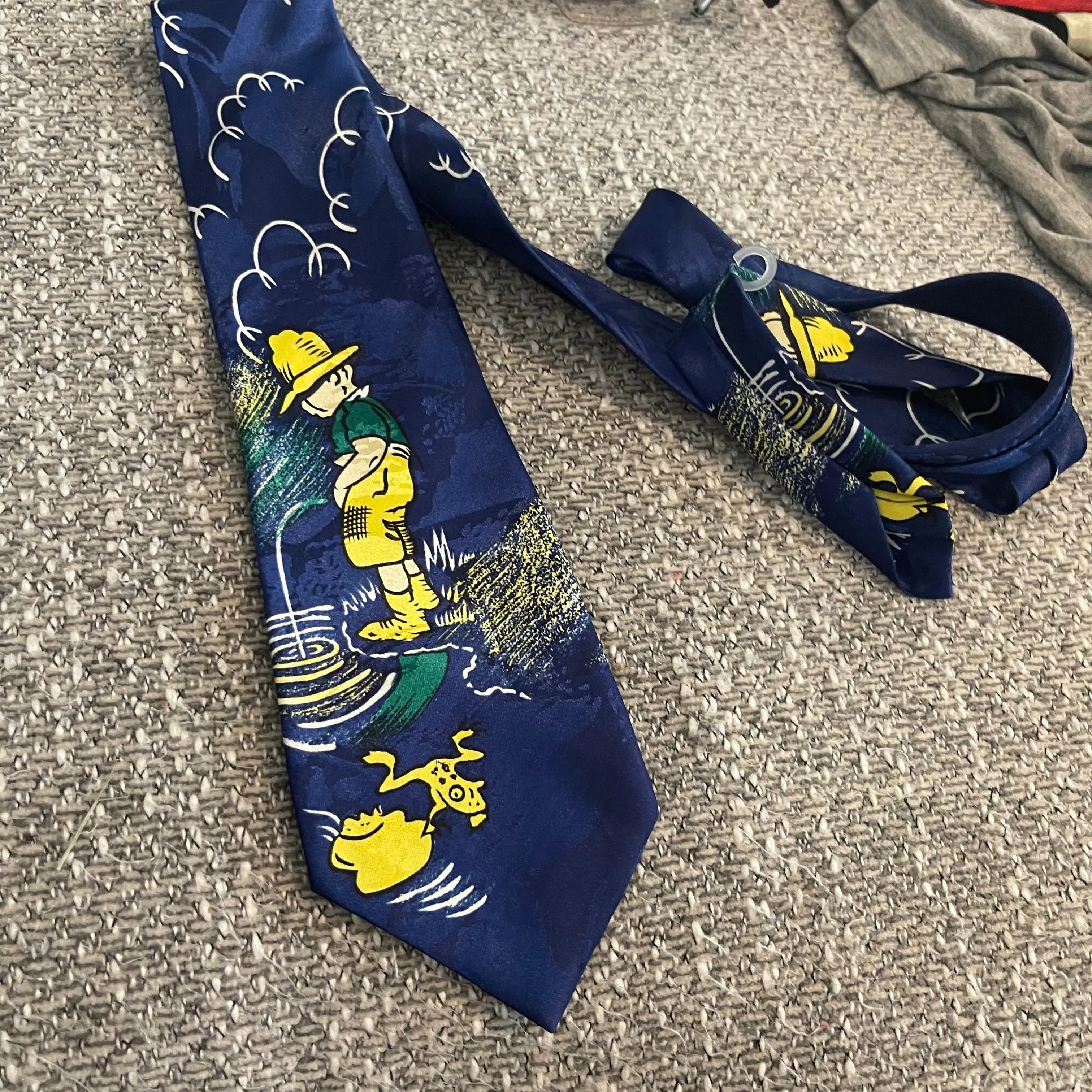 Product image for Fish funny vintage tie