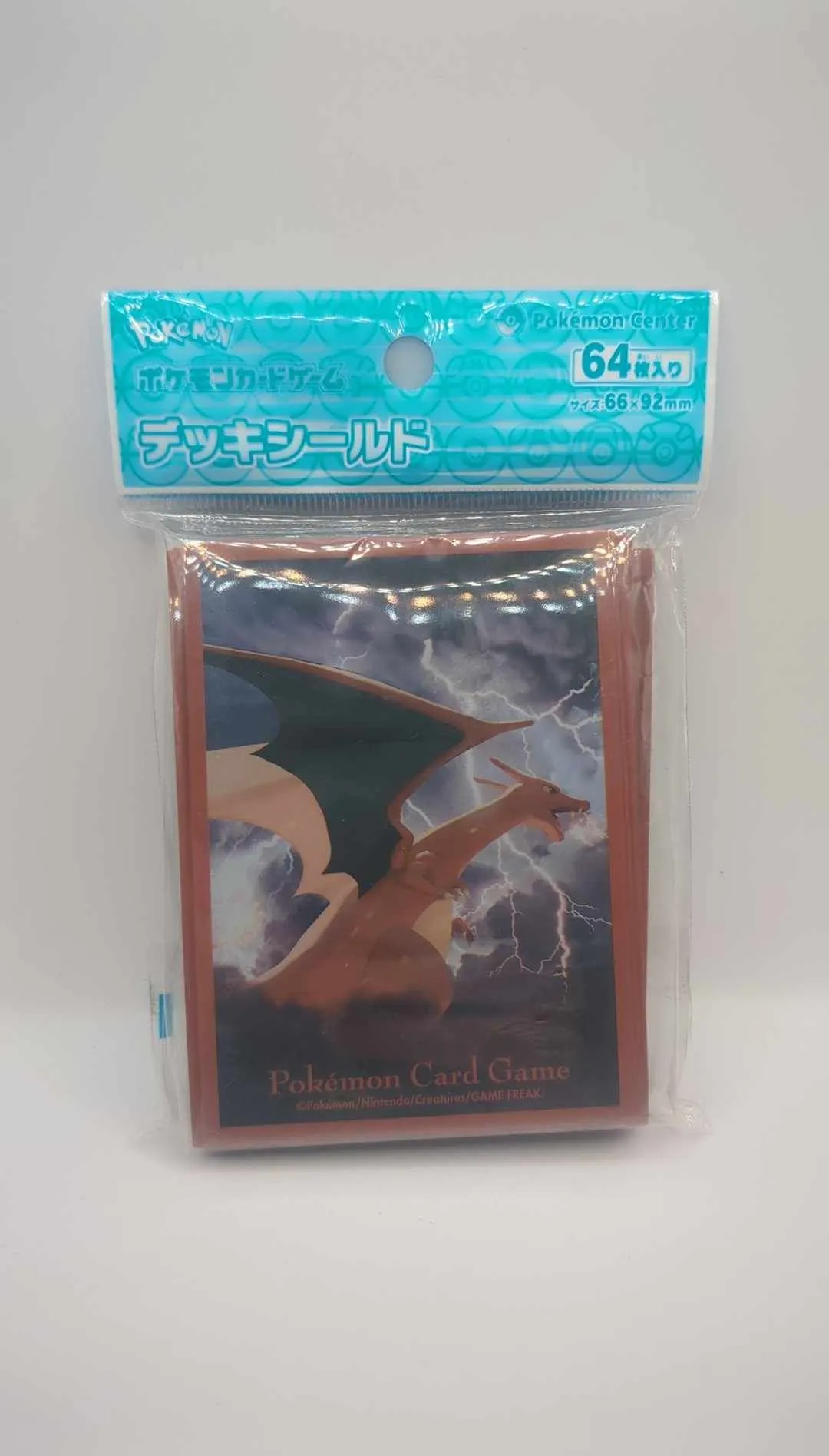Product image for Pokémon Center Charizard Playing Sleeves sealed 