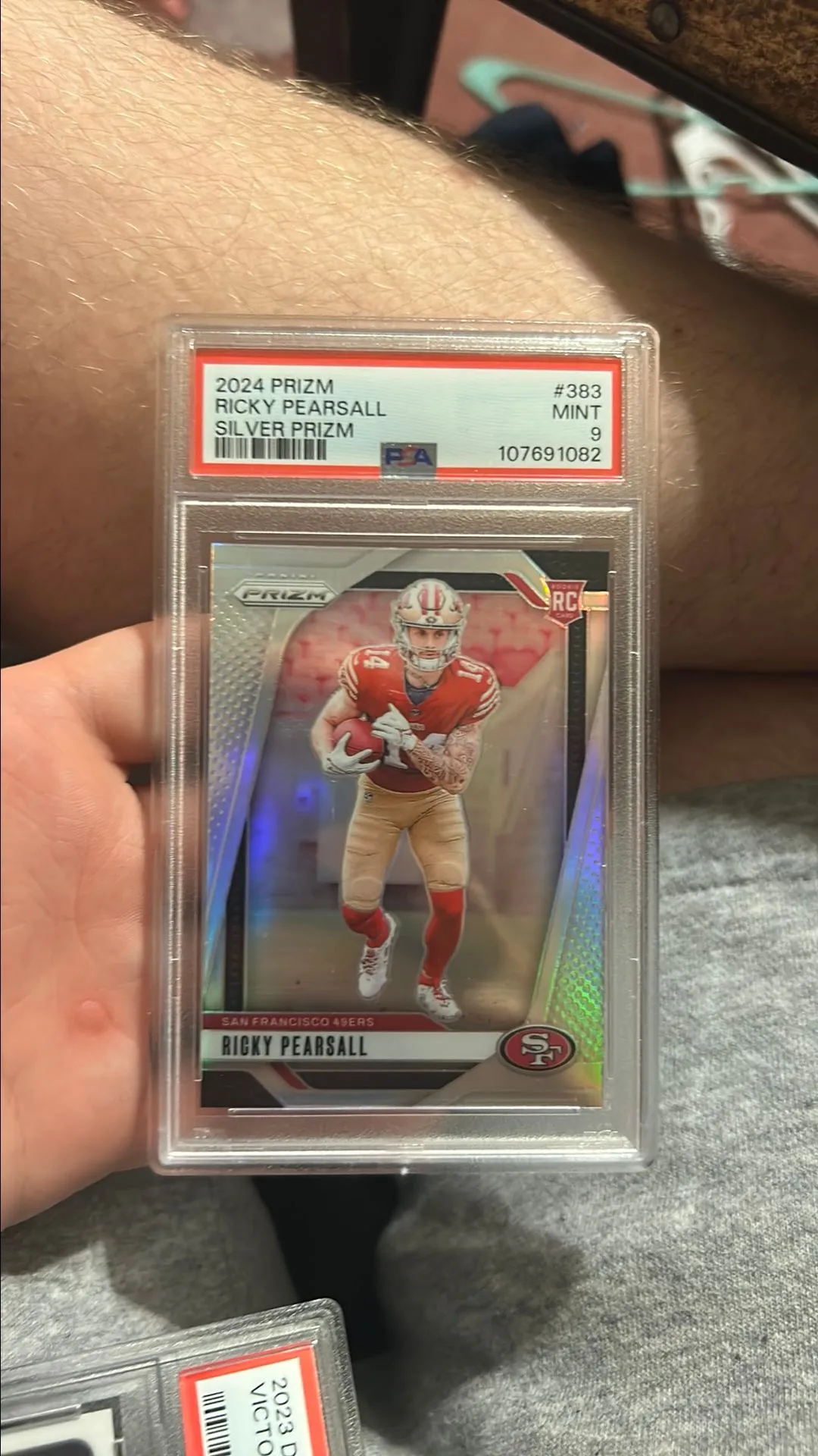 Product image for 2024 Prizm Ricky Pearsall silver PSA9