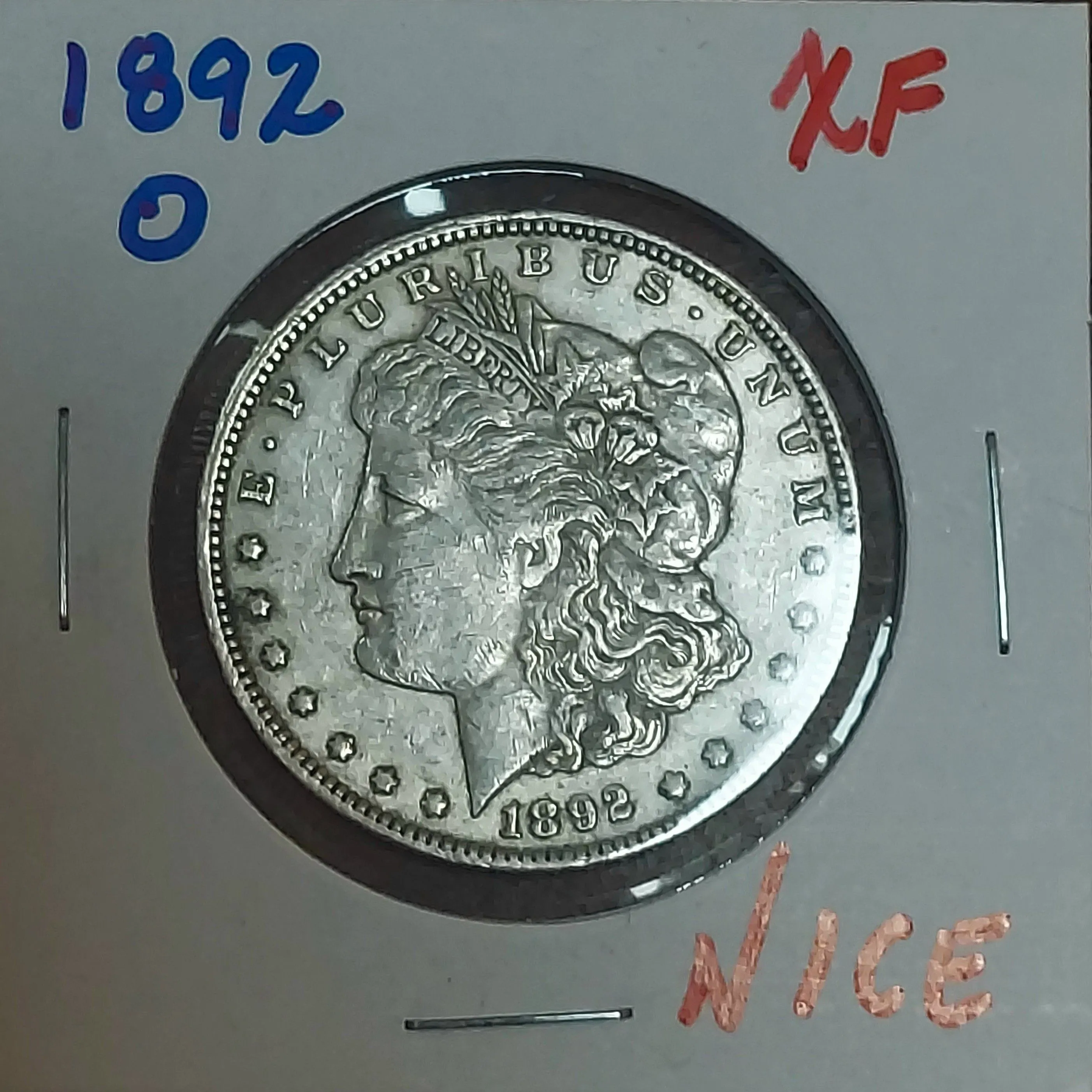 Product image for 1892-O MORGAN DOLLAR GRADING XF NICE