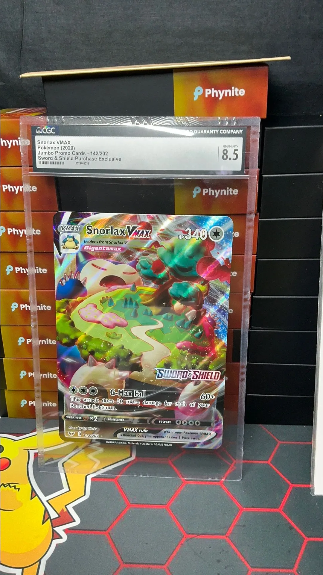 Snorlax Vmax JUMBO CGC 8.5  Whatnot: Shop, Sell, Connect