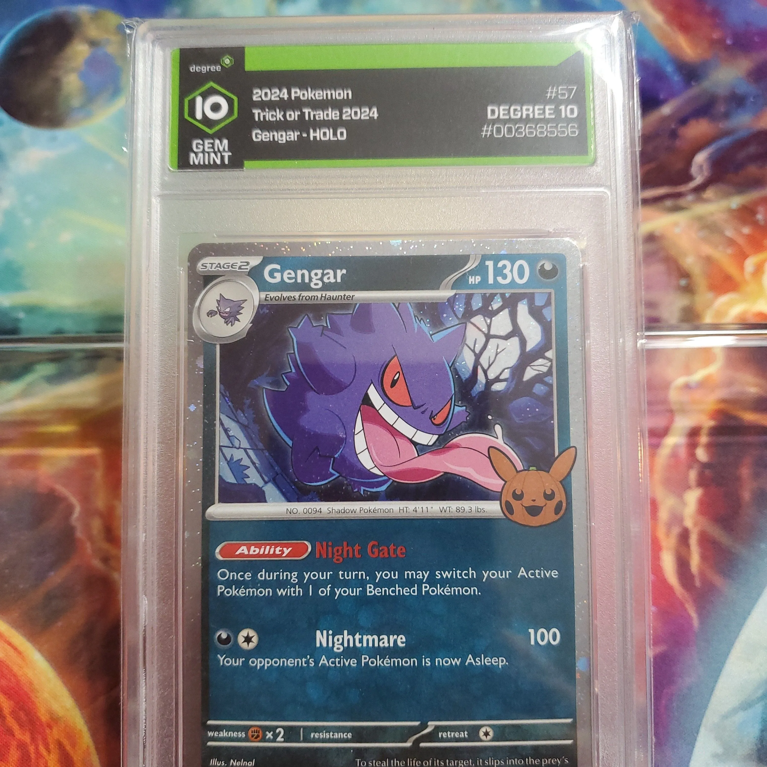 pokémon trick or trade gengar holographic card Amazon.com: Pokemon 2023 Trick or Trade Gengar & Pikachu main image 0
