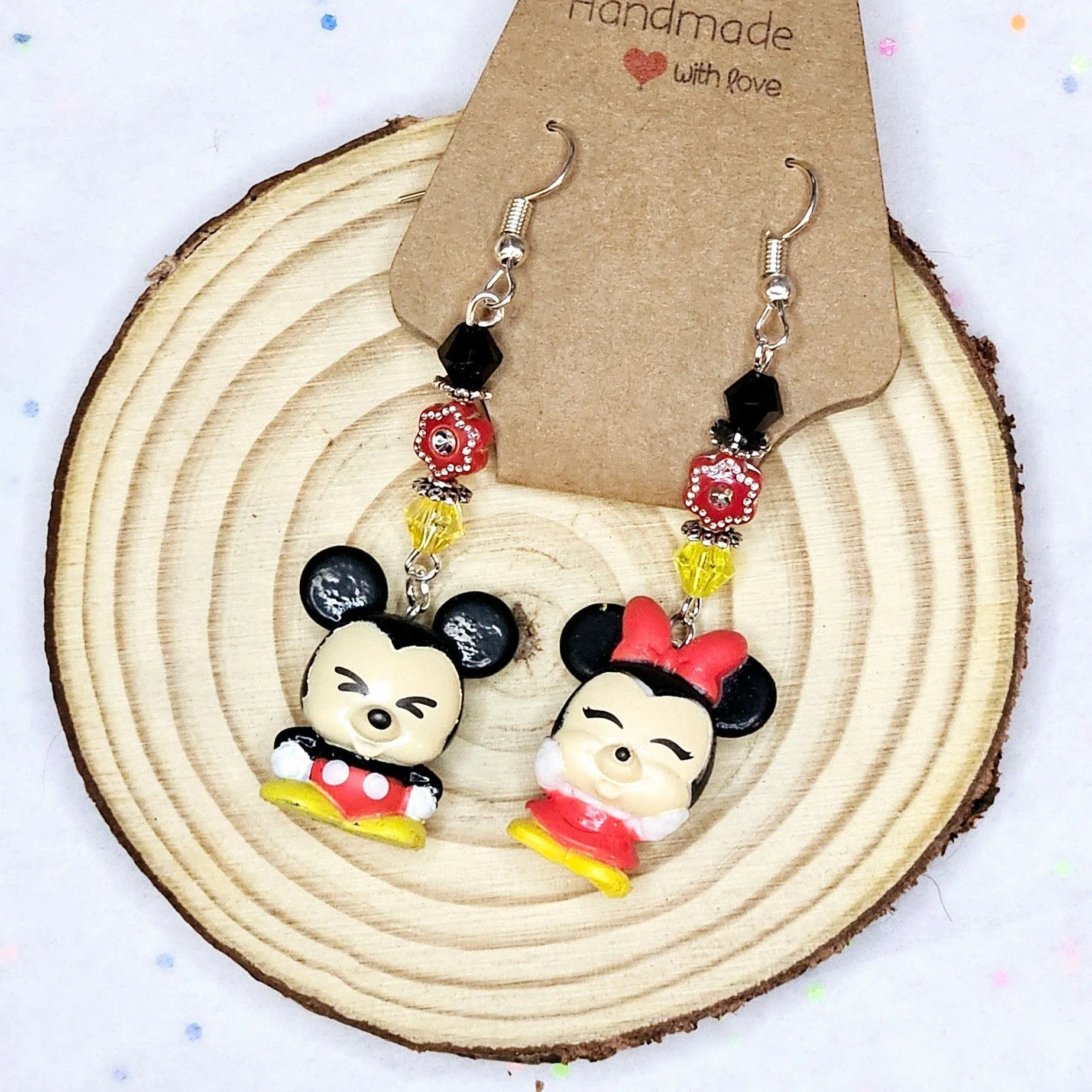 Product image for Earrings- Squishalots Mickey & Minnie