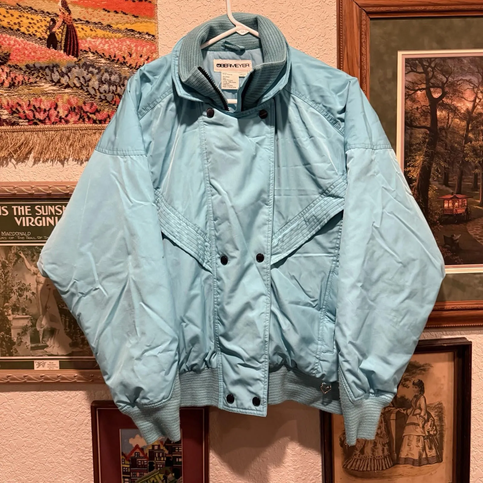Product image for Vintage 80s RARE Obermeyer Designer Down Women’s Ski Jacket Size 14