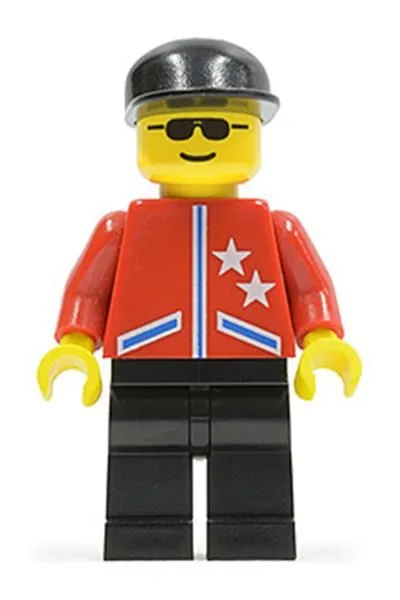 Product image for Male in Red Stars Jacket - jstr004