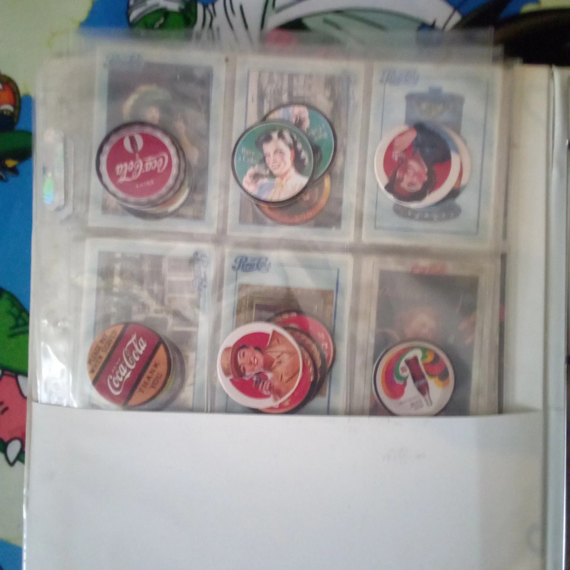 Product image for 2 Binders of Coca Cola Trading Card Collection