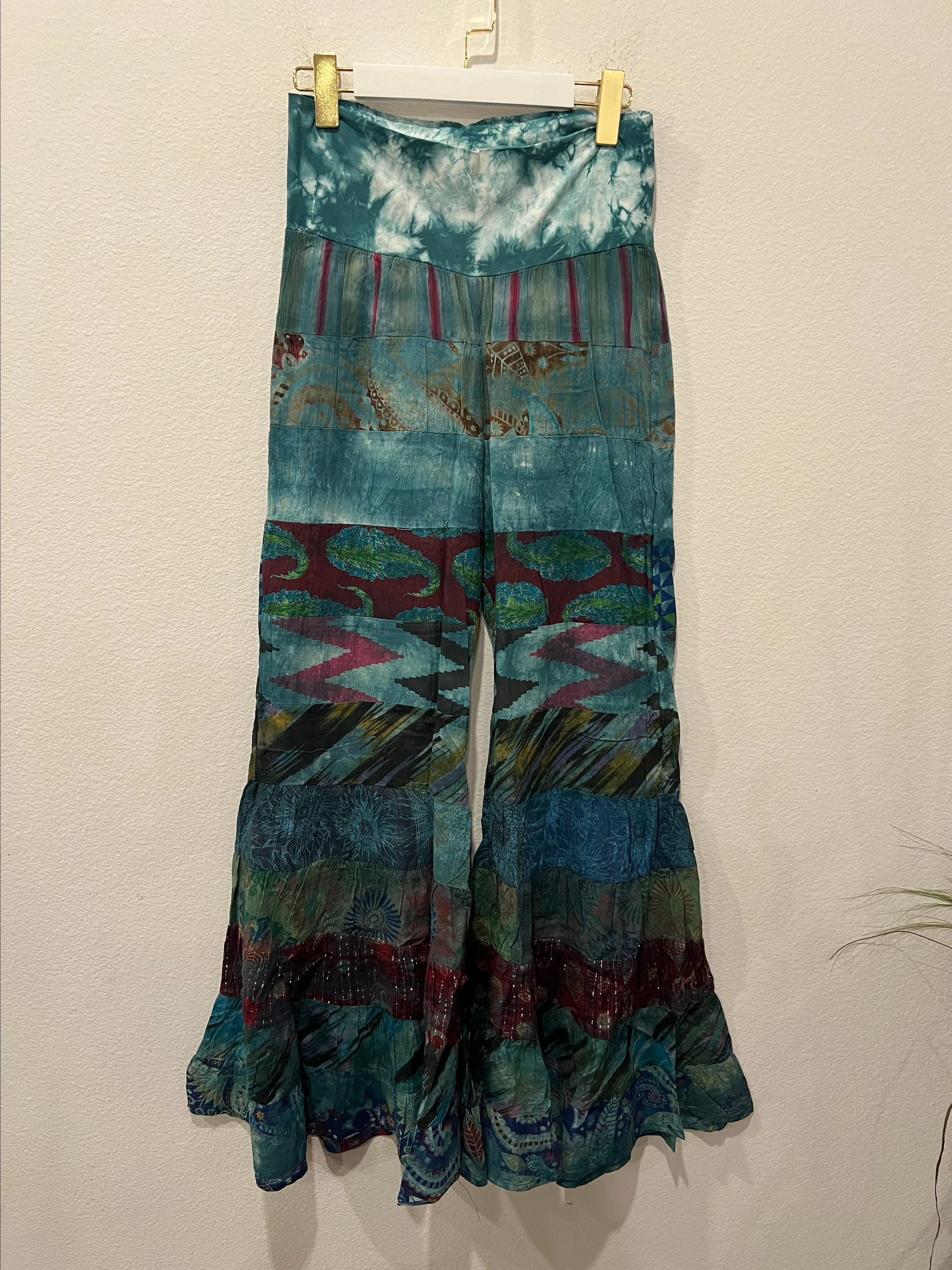 Product image for Bohemian Multicolor Patchwork Pants by Kathmandu