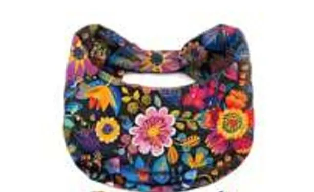 Product image for H303. Headband Vibrant Boho Floral Print Wide Stretchy Comfy Turban New Hippy Boho Gypsy NWT