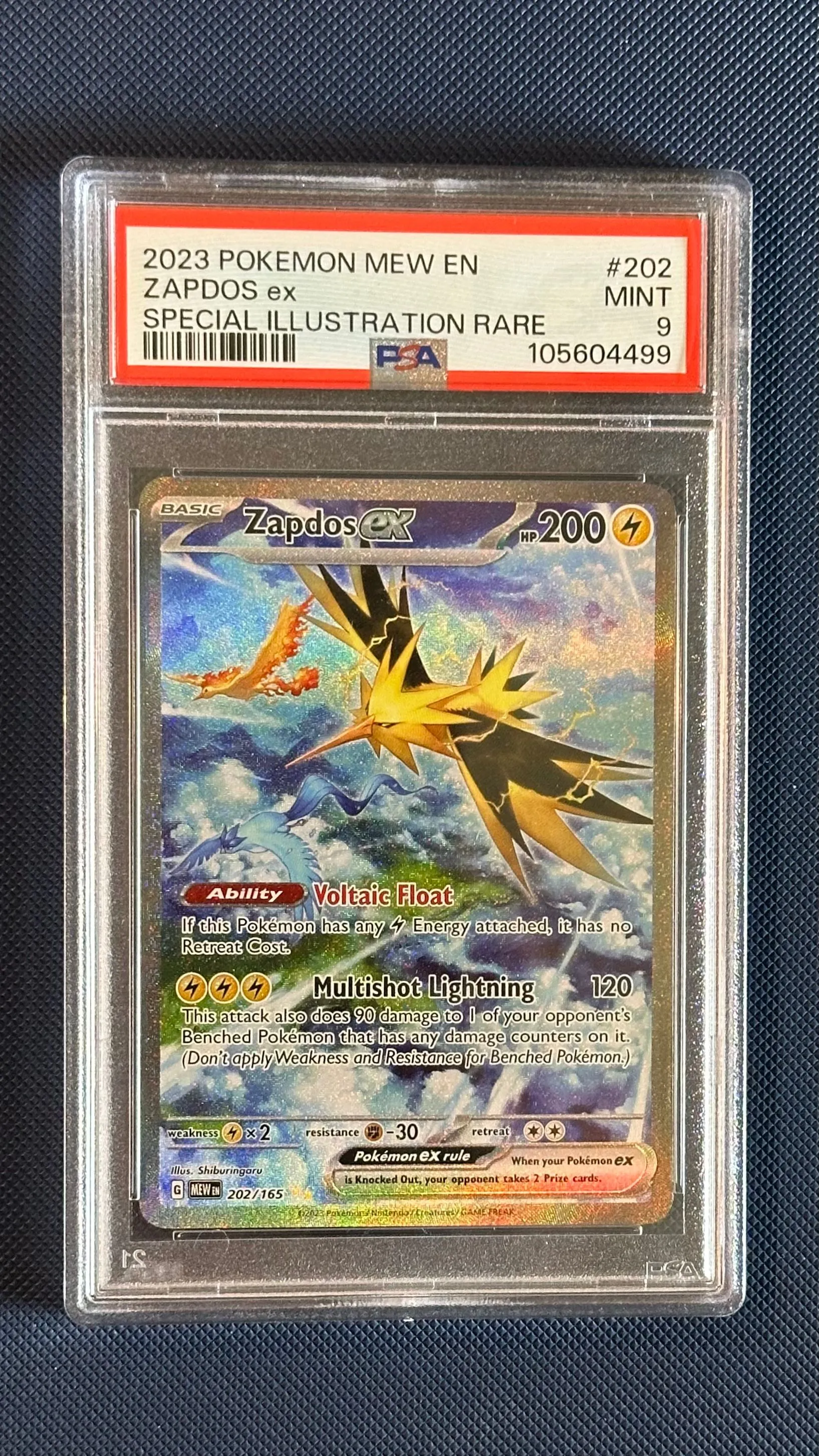 Product image for 151 Zapdos 202 SIR PSA 9 special illustration rare