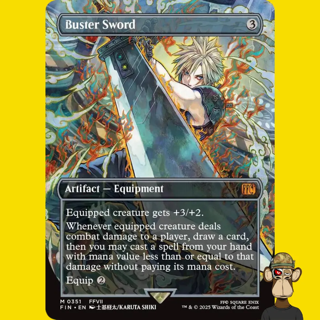Product image for Buster Sword (Borderless)