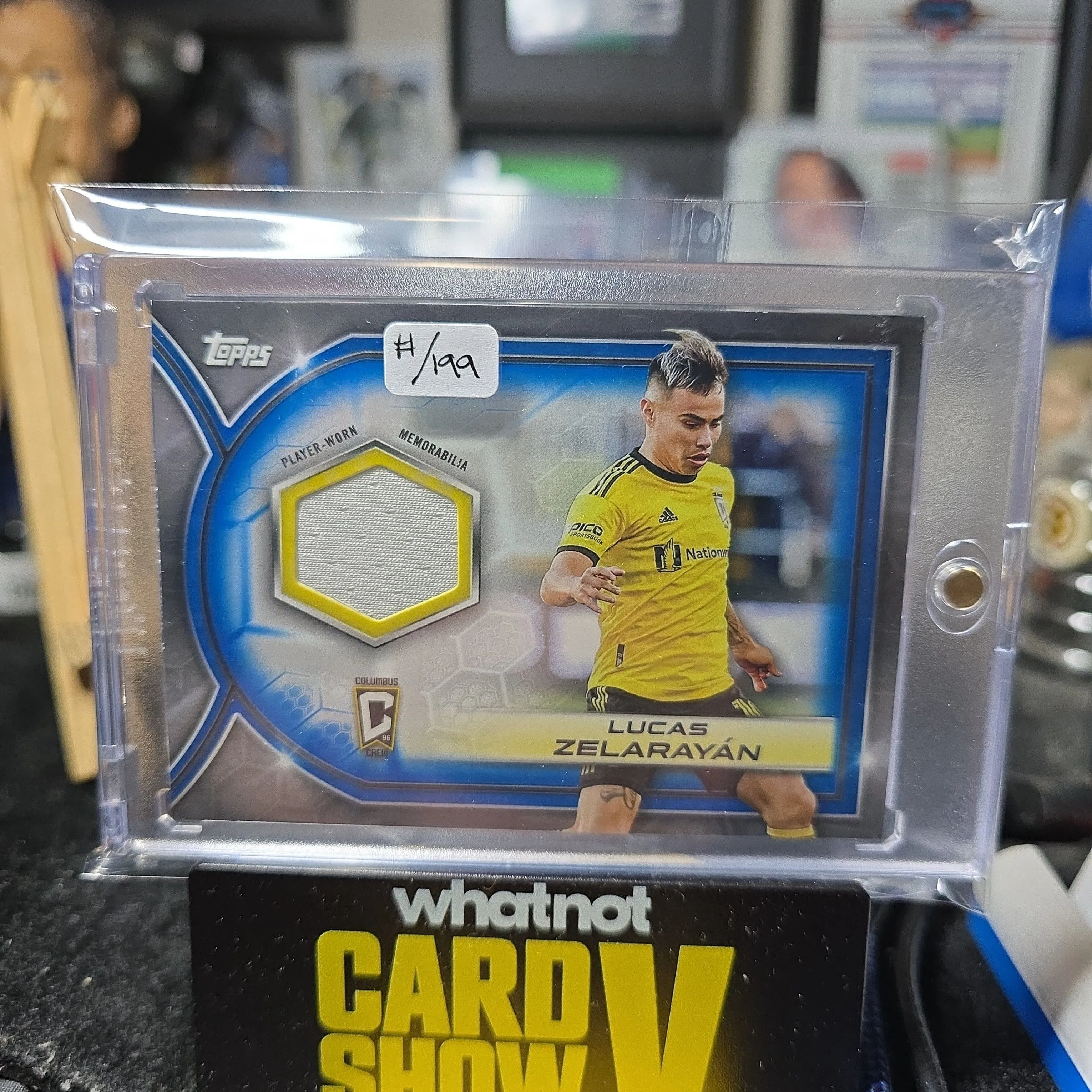 Product image for 2023 topps MLS LUCAS ZELARAYAN #/199 player-worn memorabilia  