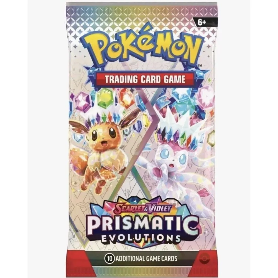 Product image for Pokemon Prismatic Evolutions Pack (Random Art)