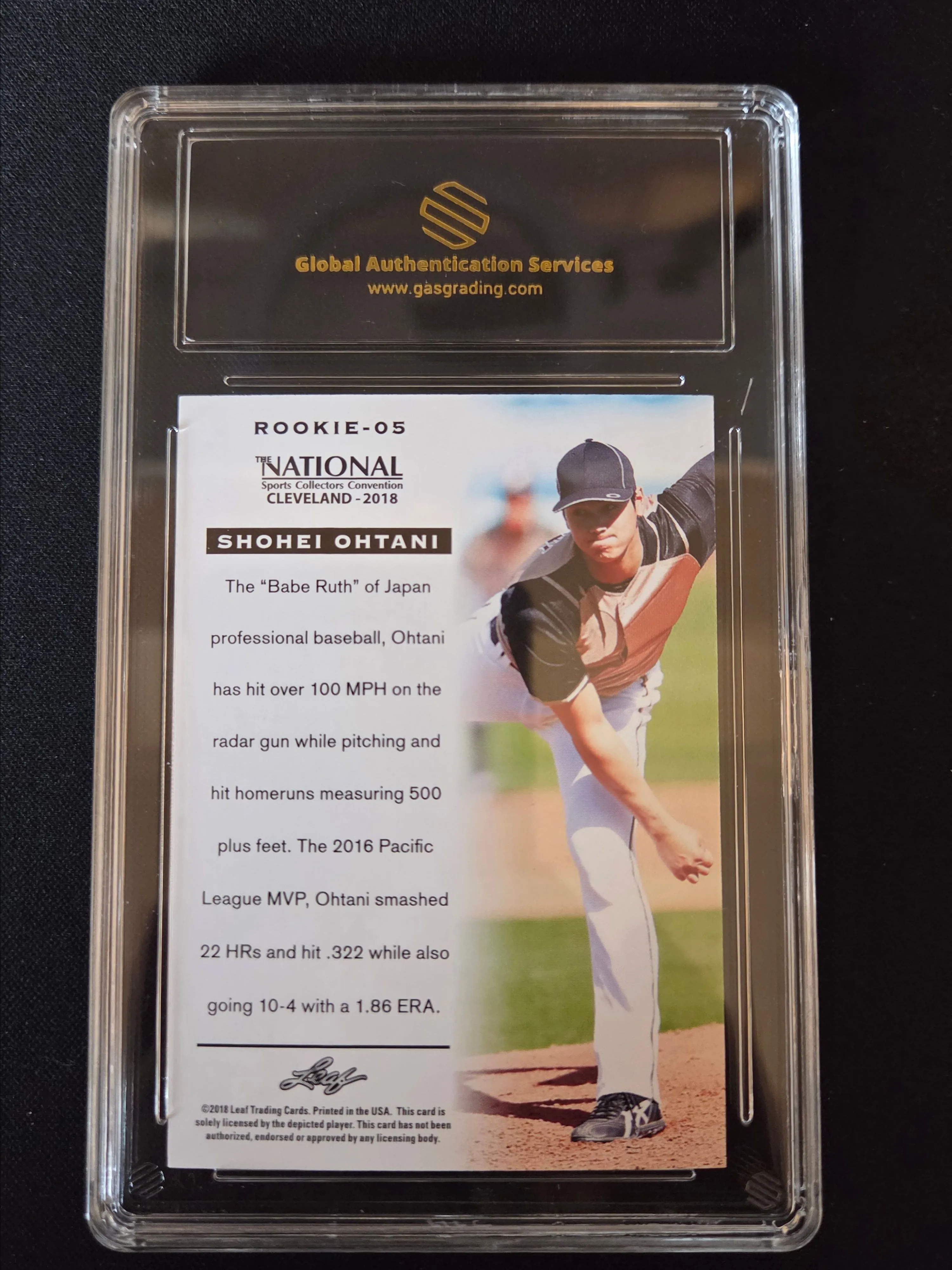 2018 Leaf National VIP Rookie #05 Shohei Ohtani GAS Graded 9.5  Whatnot:  Shop, Sell, Connect