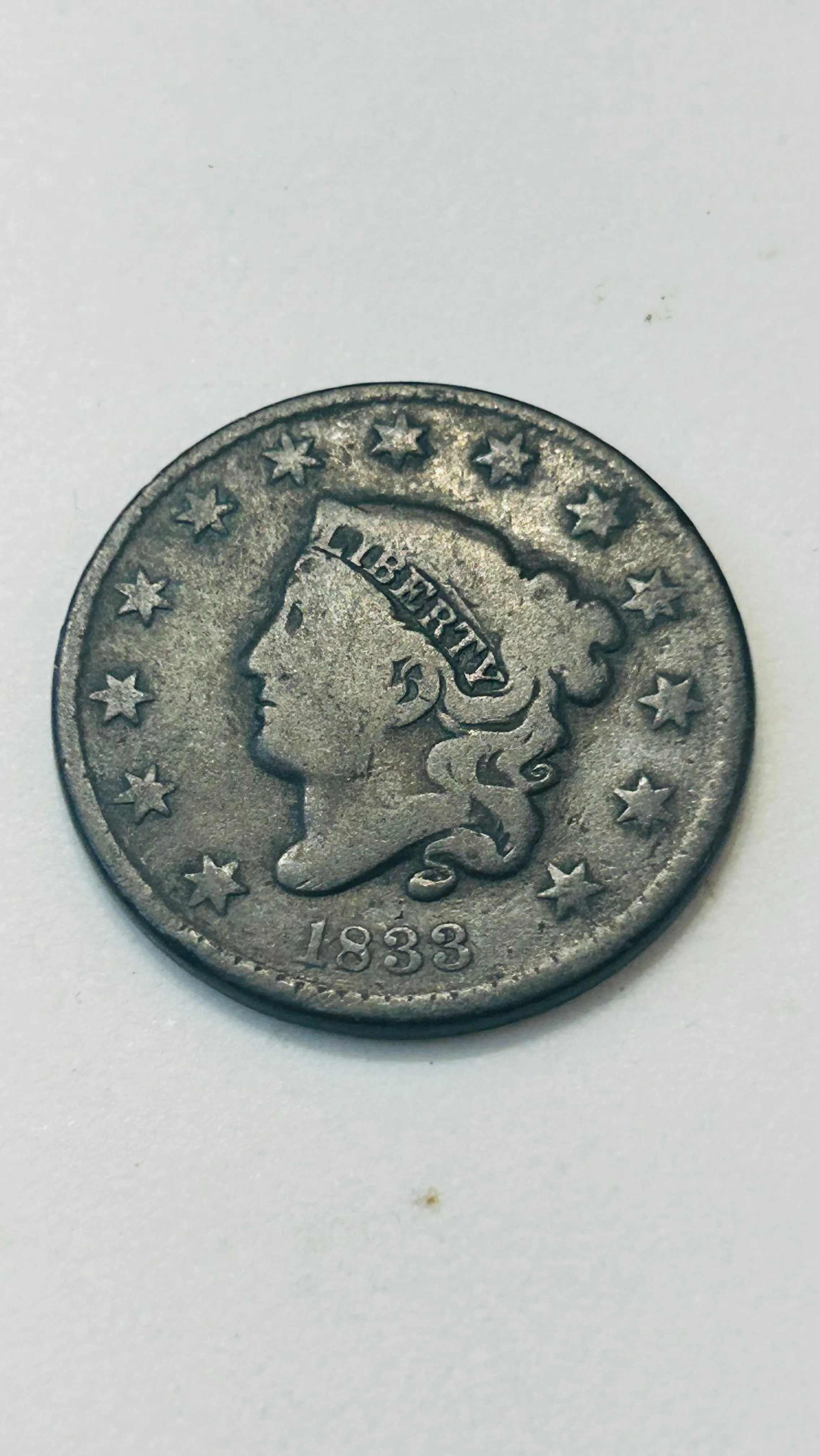Product image for 1833 large cent