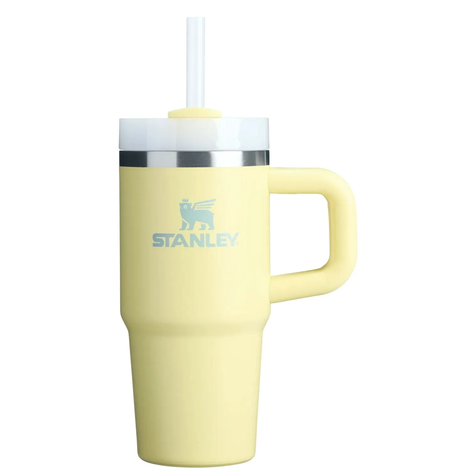 Product image for NEW Stanley 14 oz. Quencher H2.0 FlowState Tumbler w/ Handle - Pomelo