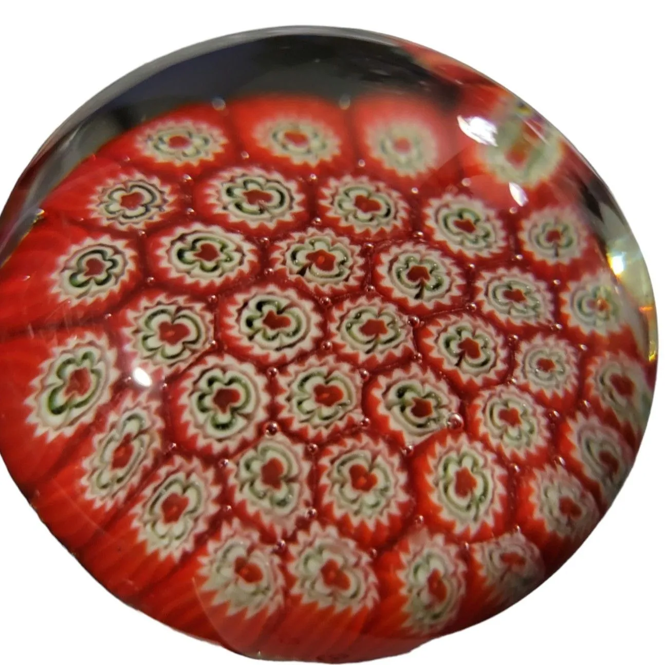 Product image for Milliefiori floral paperweight 