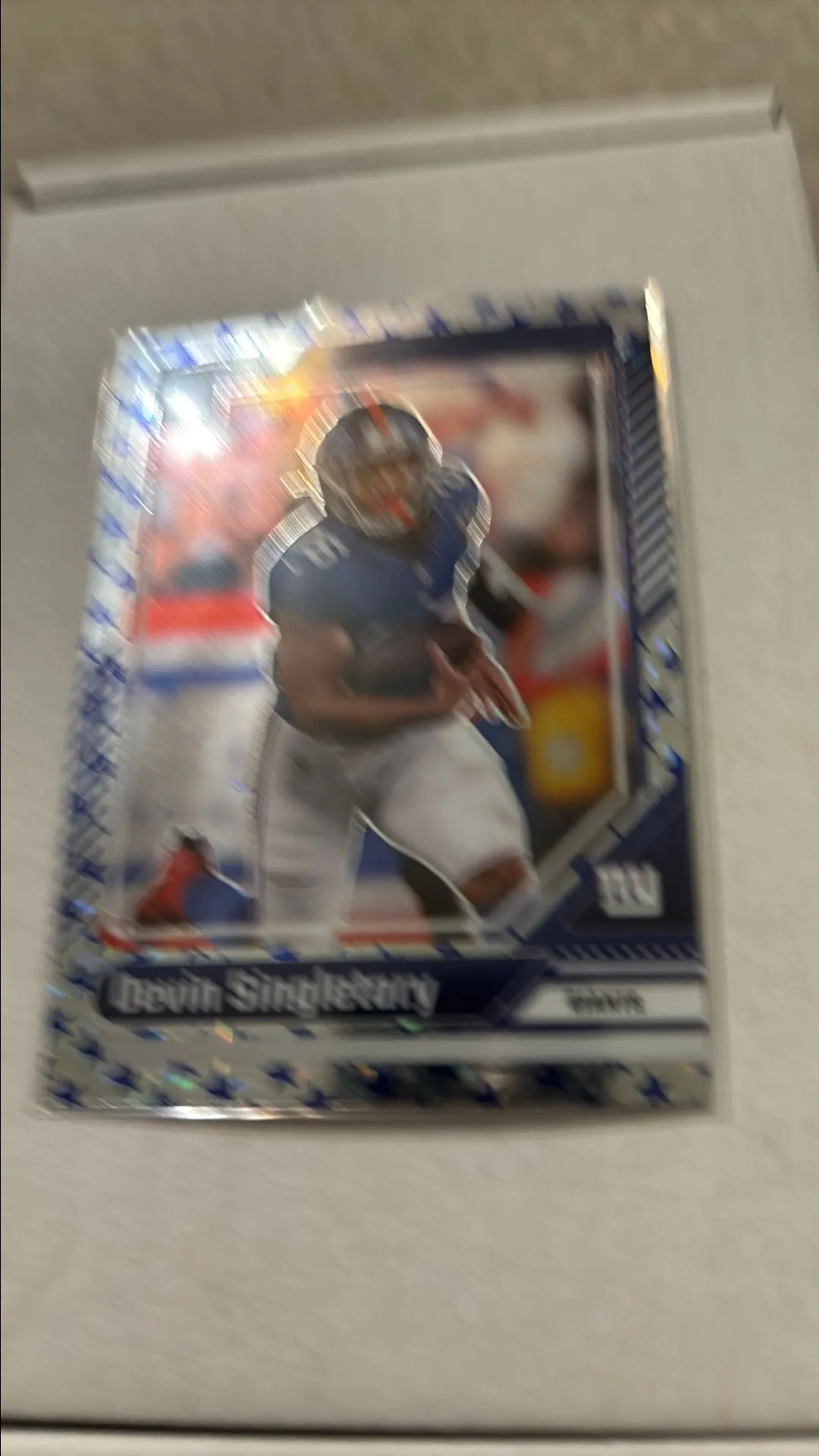 Product image for Devin Singletary 2024 optic stars Giants