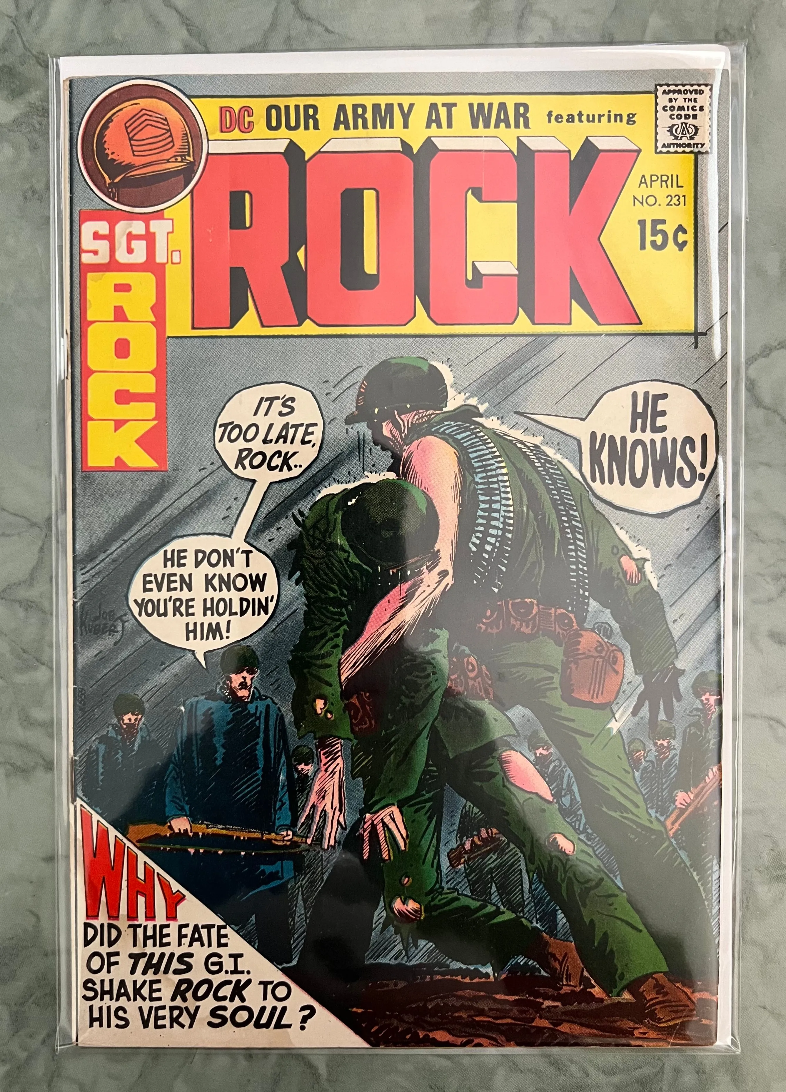 Product image for OUR ARMY AT WAR 231 SGT. ROCK DC 1971