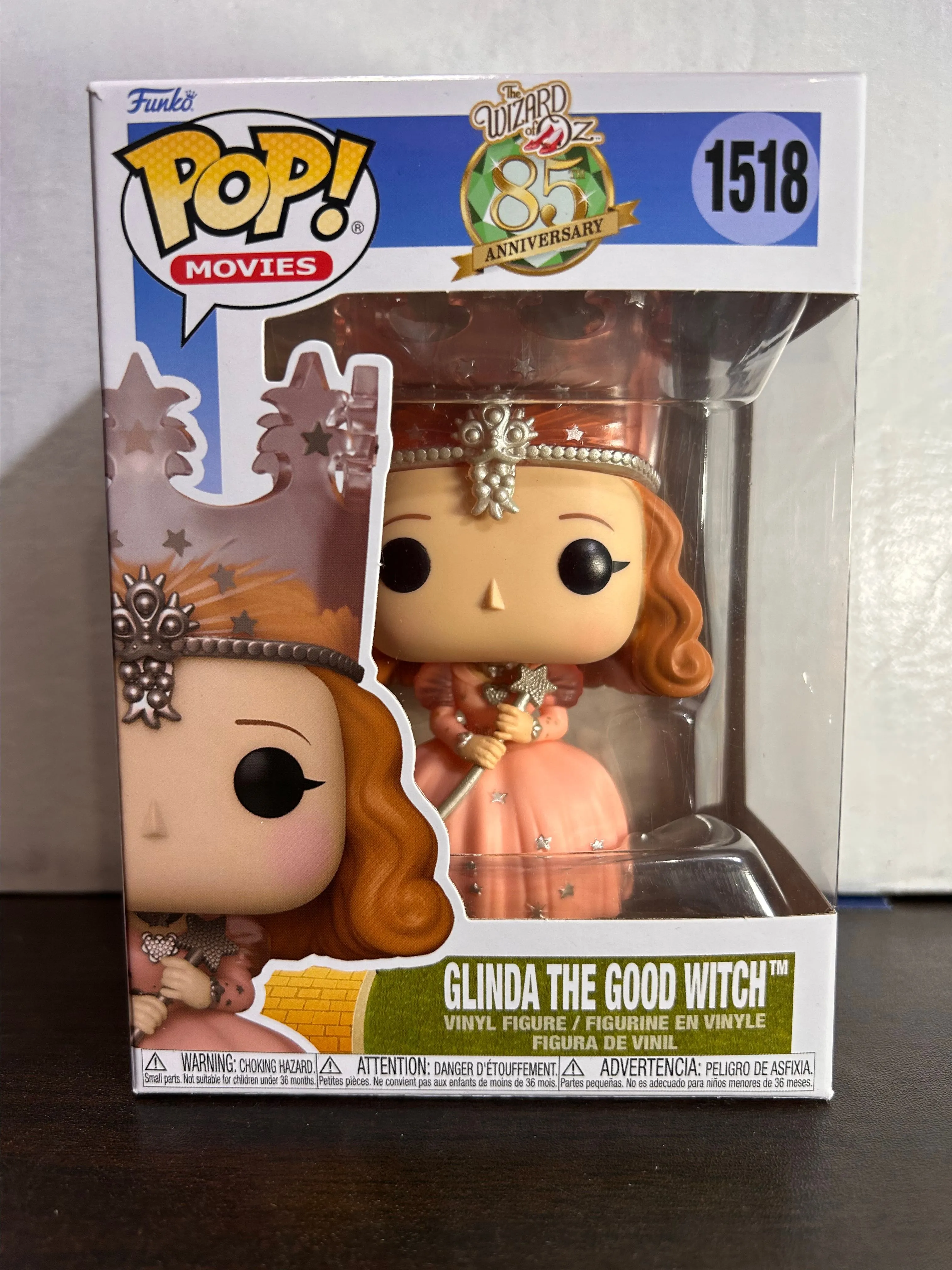 Product image for Glinda the Good Witch The Wizard of Oz Movies Funko Pop 1518 With Protector