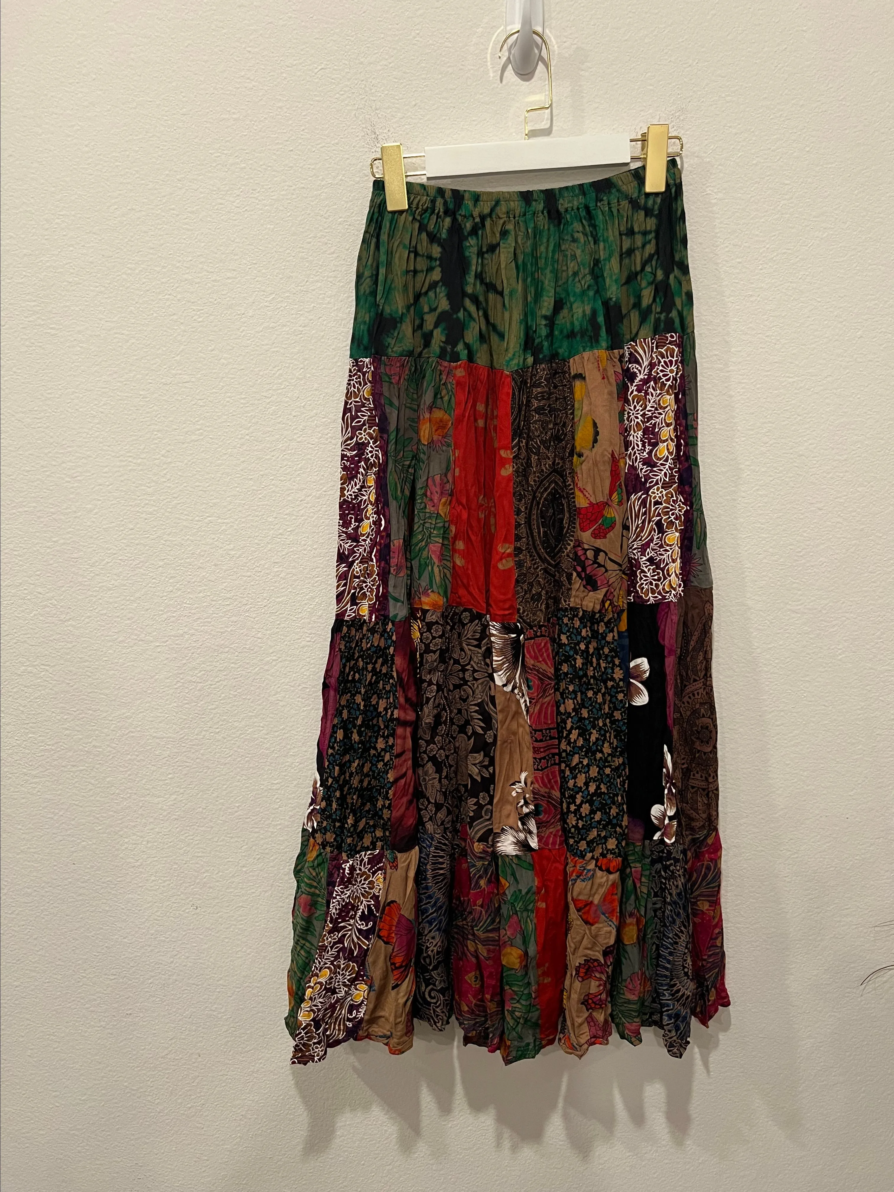 Product image for Bohemian Patchwork Maxi Skirt by Kathmandu
