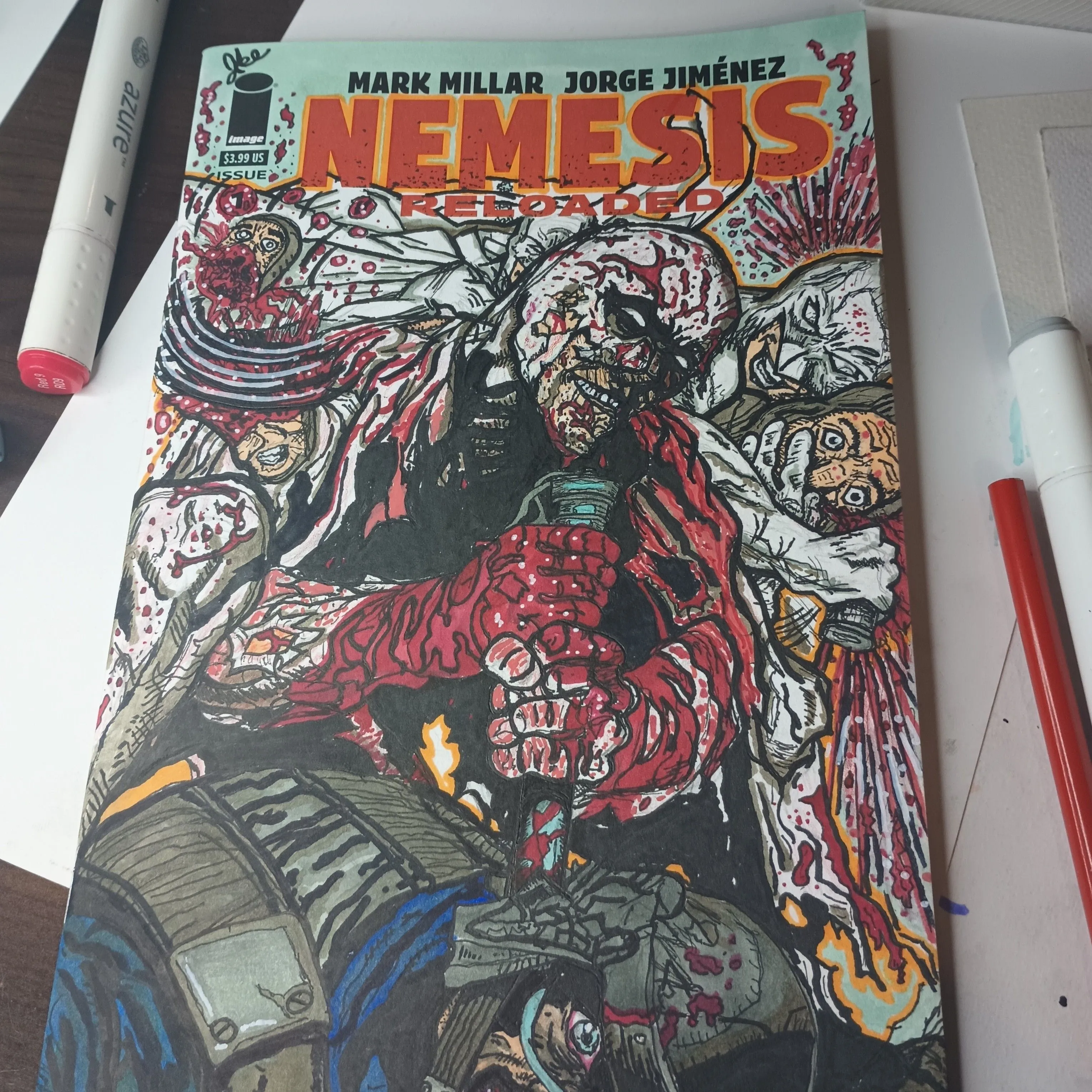 Product image for Nemesis reloaded sketch cover.