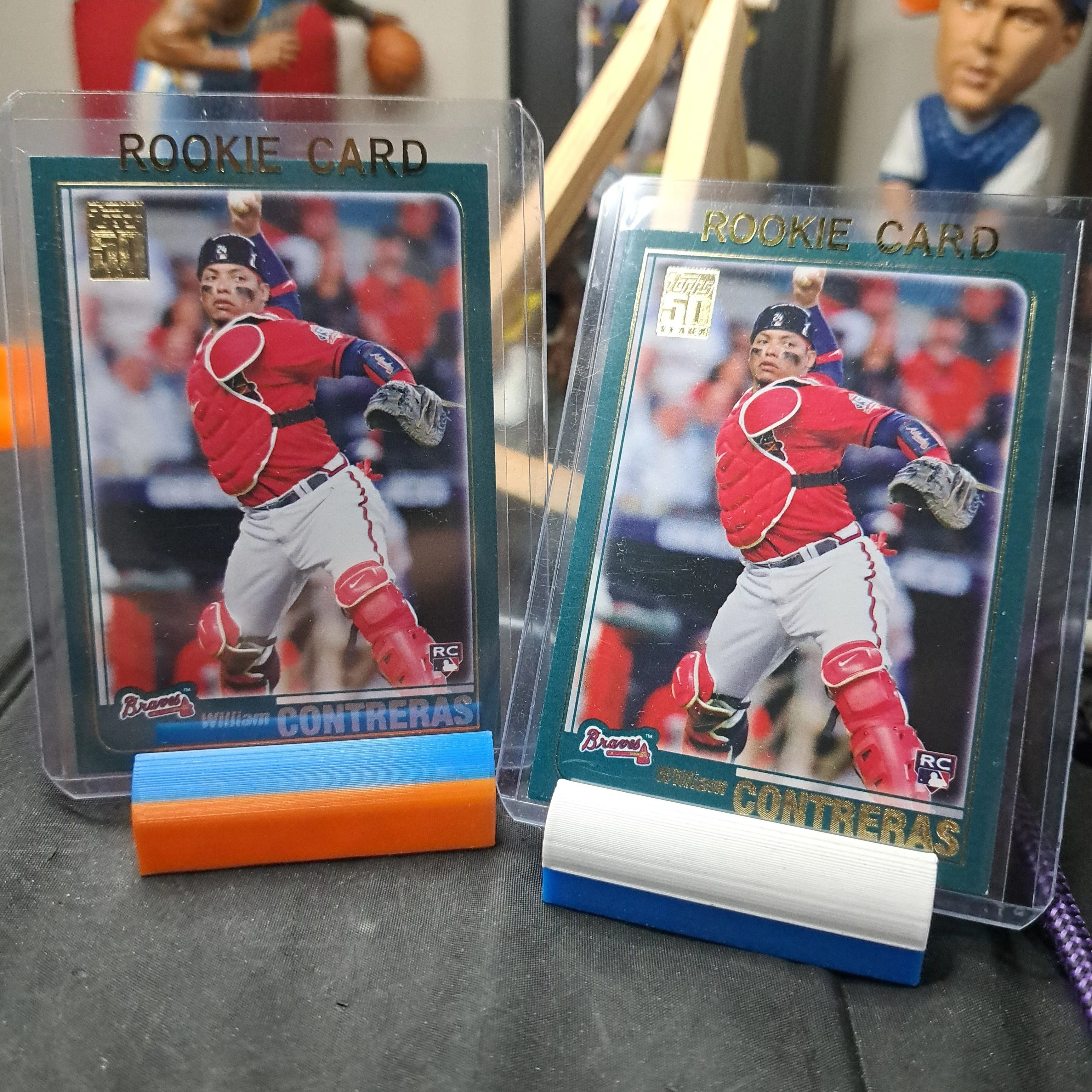 Product image for 2021 topps archives 50years WILLIAM CONTRERAS RC green border