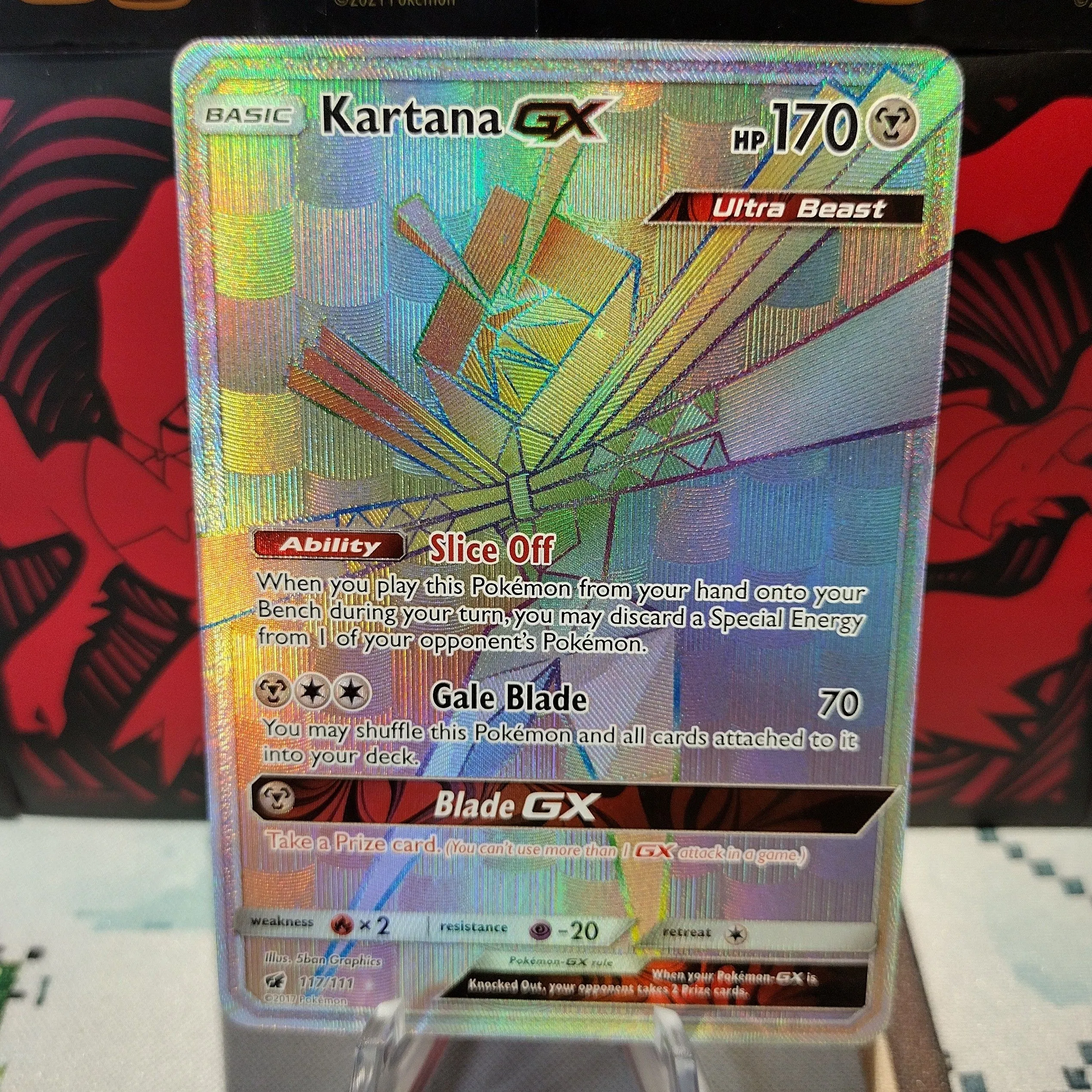 Product image for Rainbow Rare Kartana GX