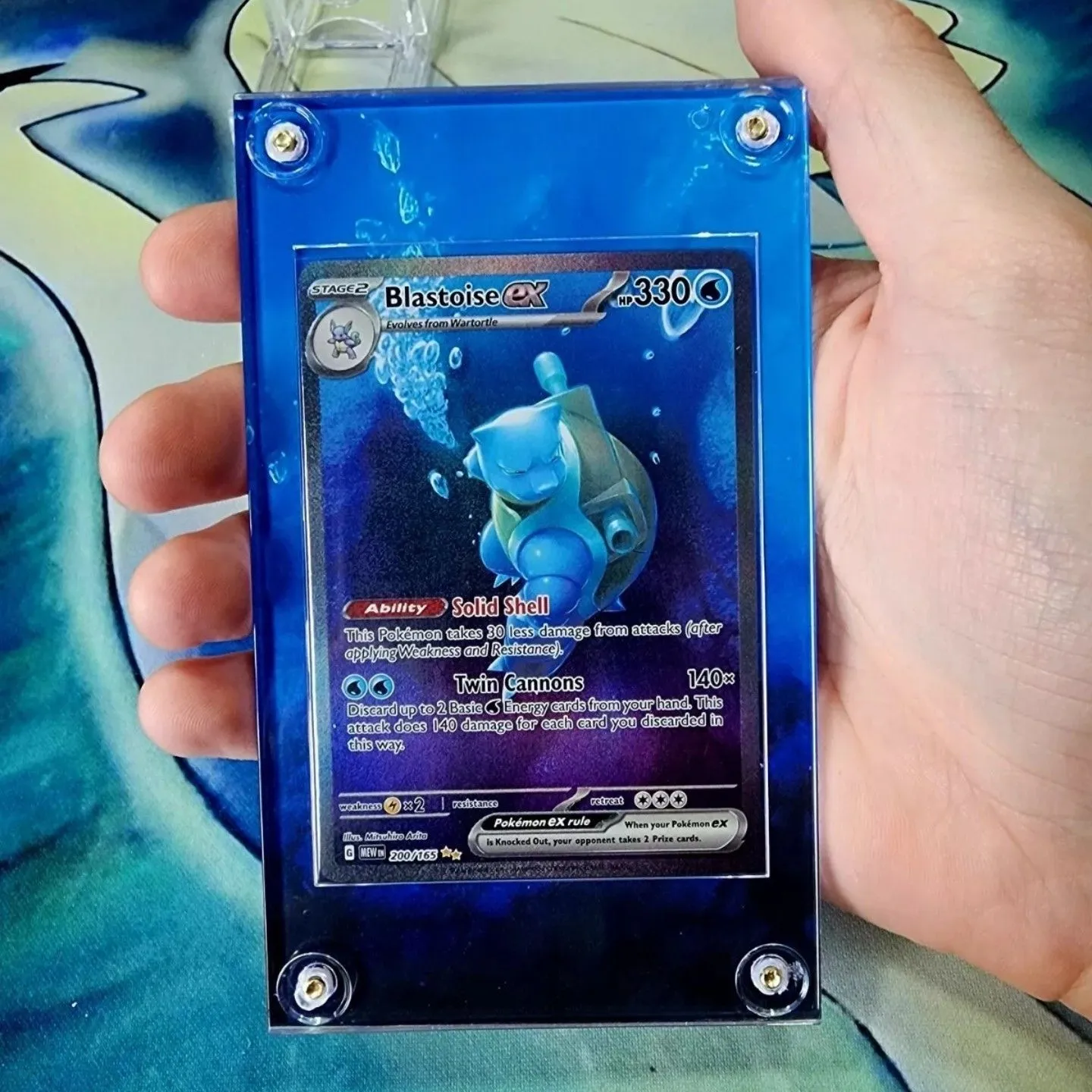 Pokemon 151 Blastoise EX 200 Squirtle 170 Wartortle 171 Custom Display  Cases  Whatnot: Shop, Sell, Connect