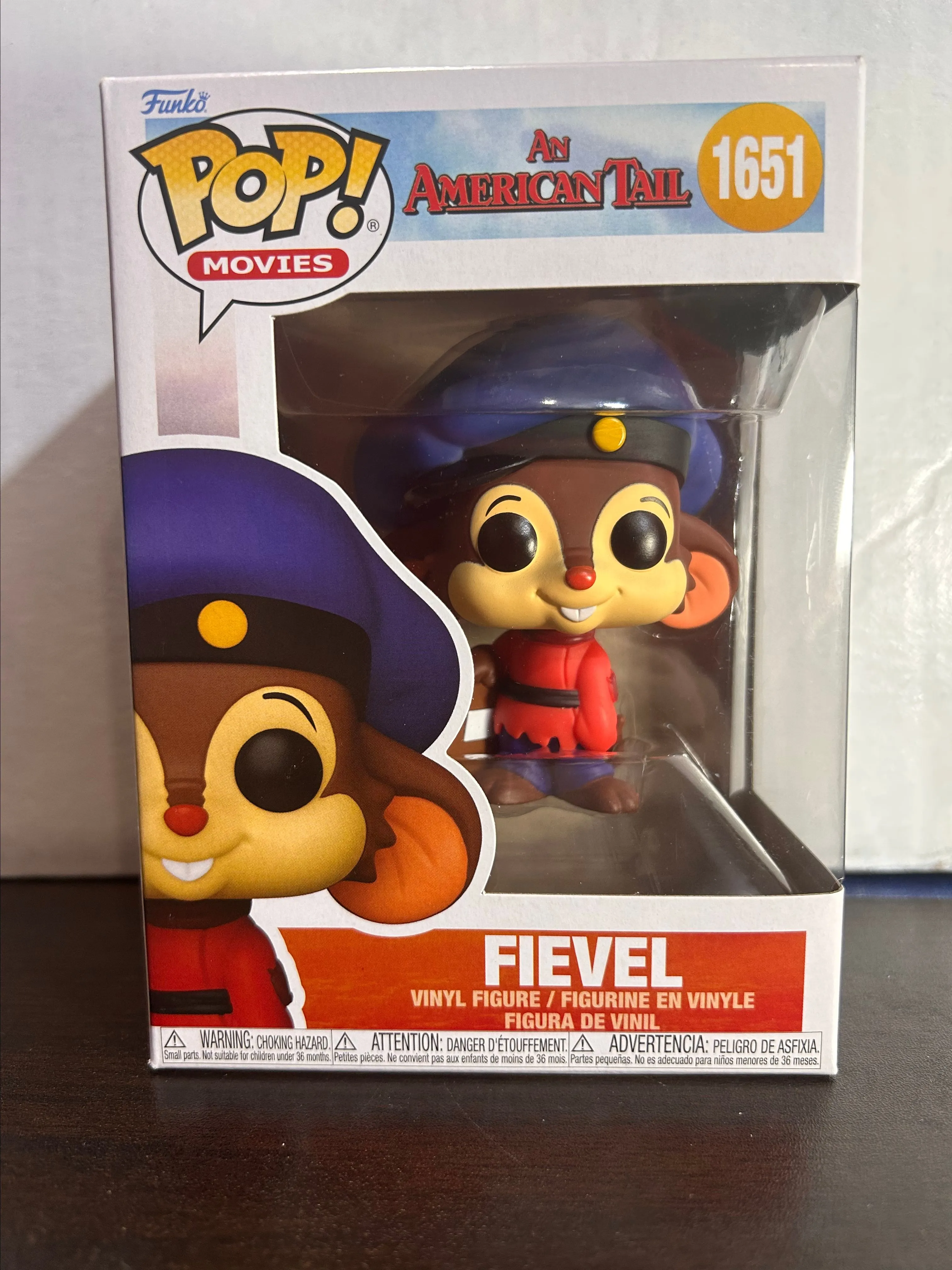 Product image for Fievel An American Tail Movies Funko Pop 1651 With Protector