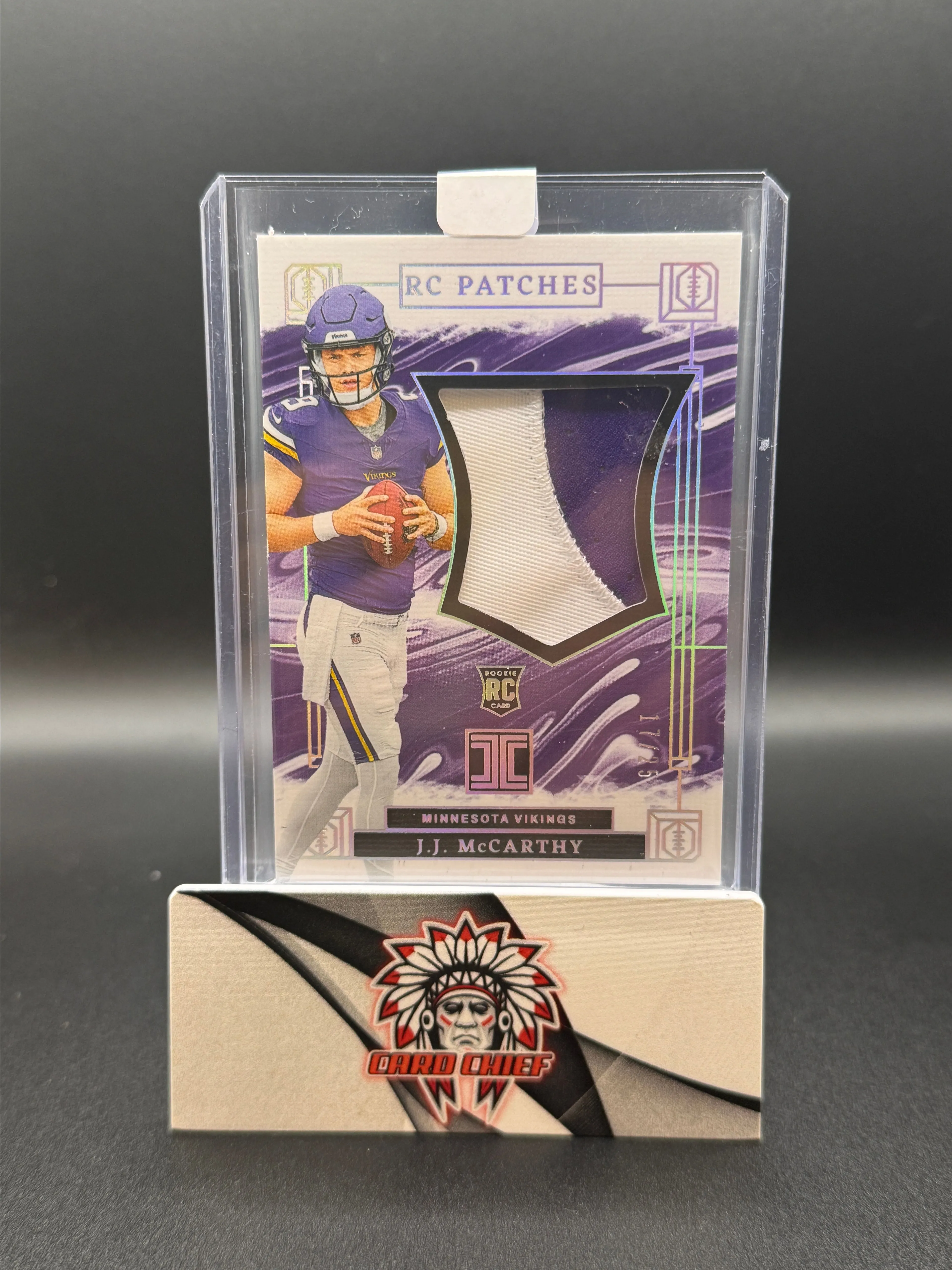 Product image for 2024 impeccable JJ McCarthy RC Patches /25