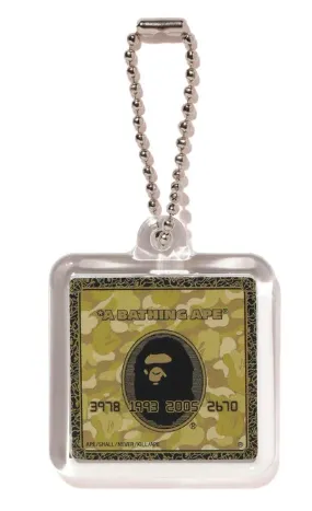 Product image for Accessory - Bape Card Keychain Gold Camo