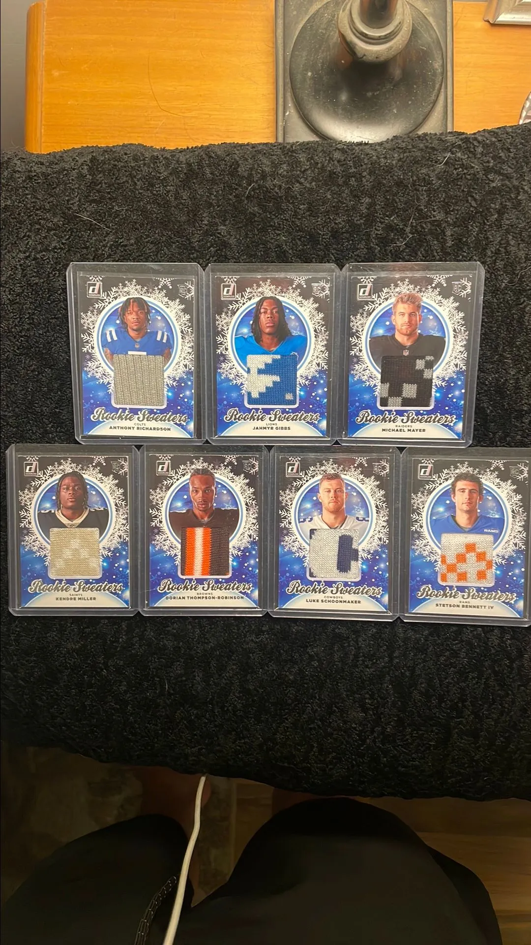 Product image for 2023 Donruss Rookie Sweaters Lot of 7 cards