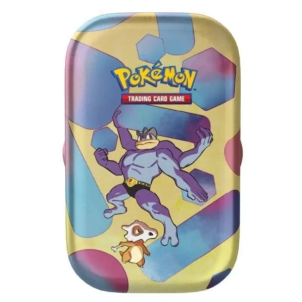 Product image for Pokémon 151 Collector Tins (opened)