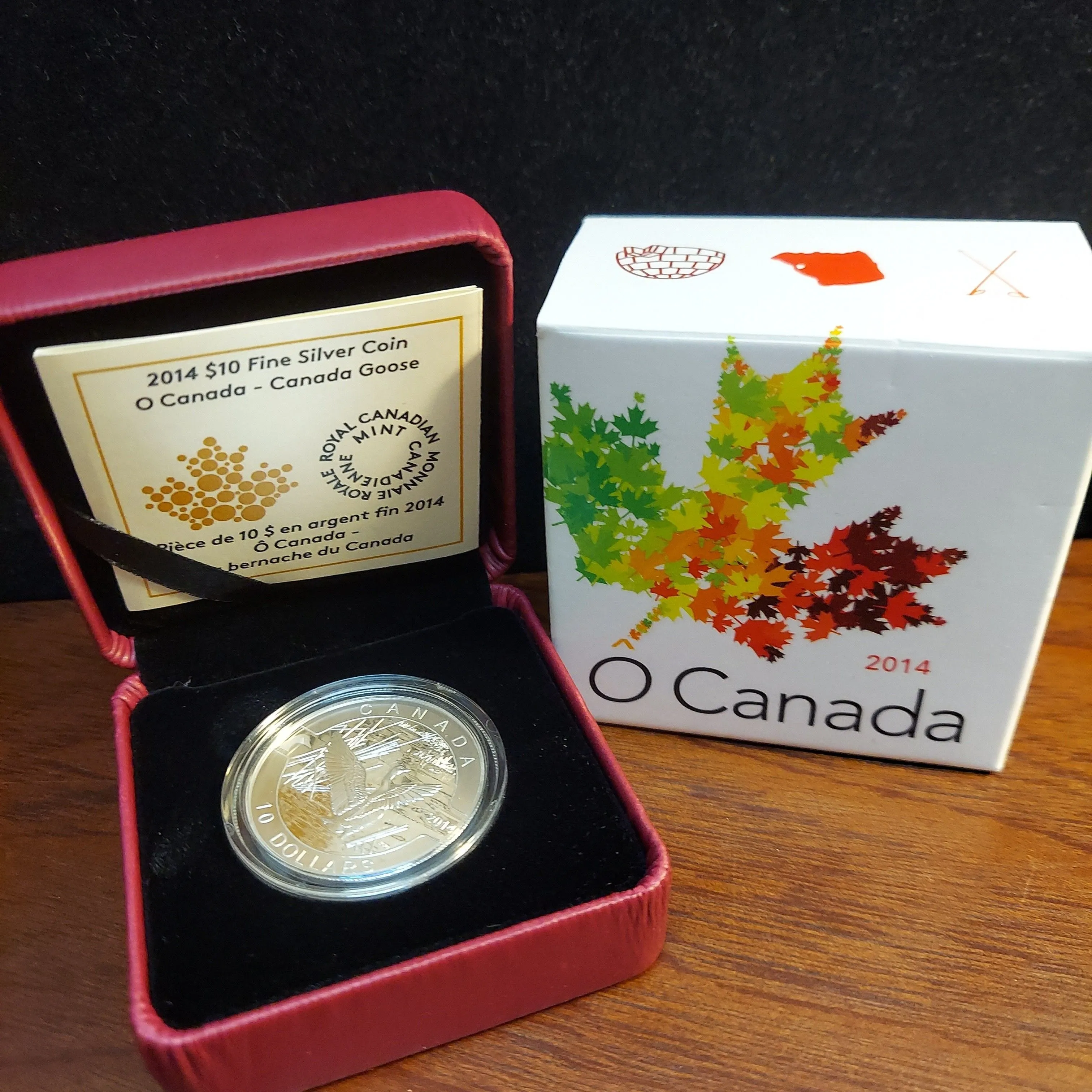 Product image for 2014 O Canada 'Goose' $10 Fine Silver Coin