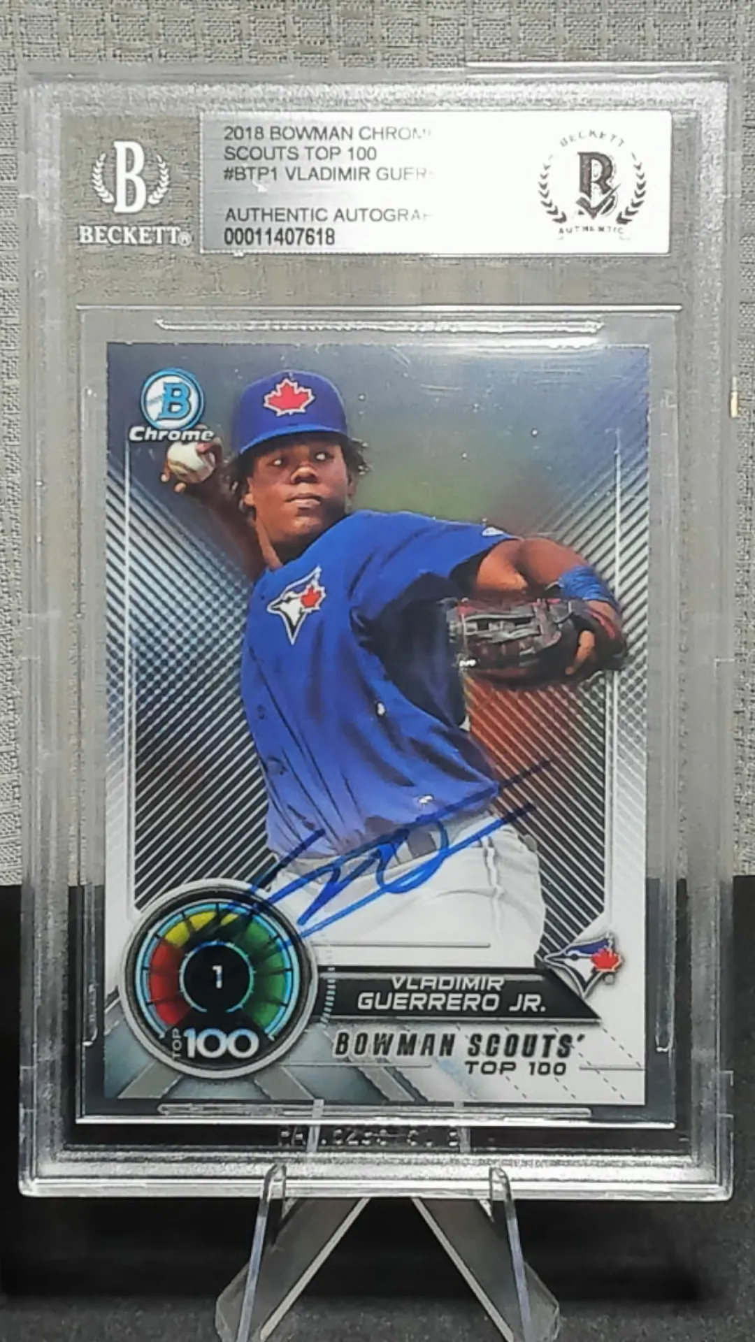 Product image for Vladimir Guerrero Jr. Beckett Auto