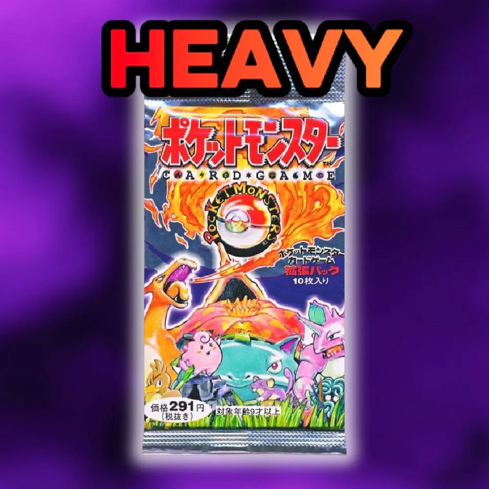 HEAVY Japanese Base Set Booster Pack  Whatnot: Shop, Sell, Connect