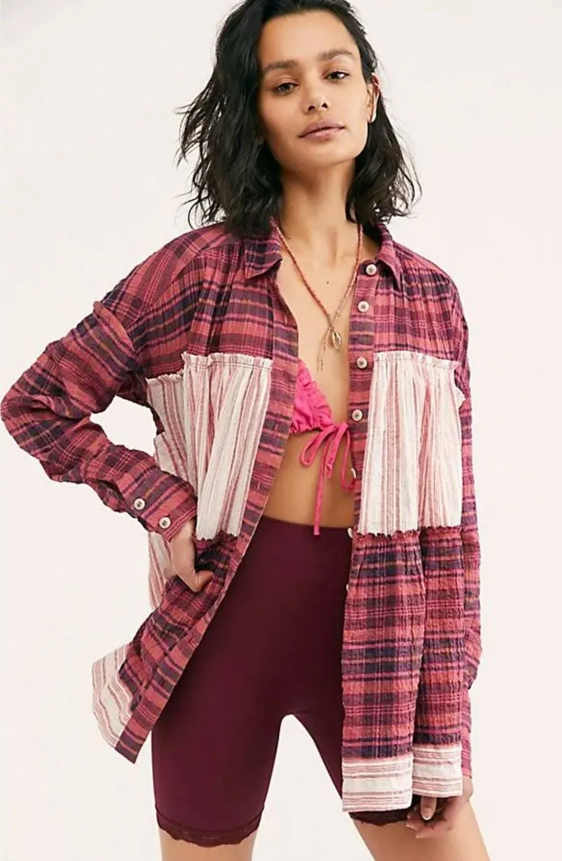 Product image for 22. (SMALL) FREE PEOPLE WE THE FREE WAITING ON SUMMER TUNIC