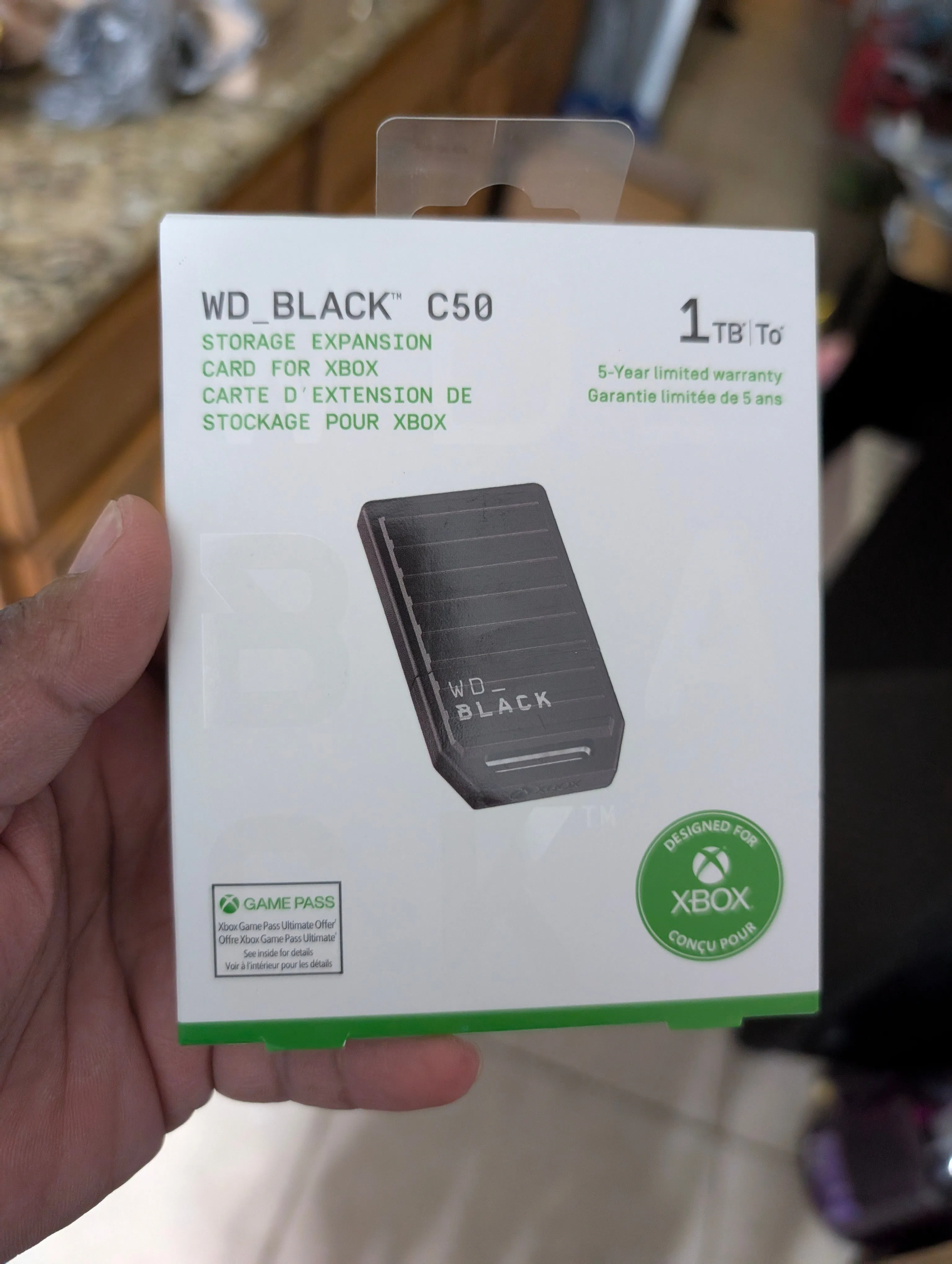 Product image for Western Digital WD BLACK C50 1TB Storage Expansion Card for Microsoft Xbox 