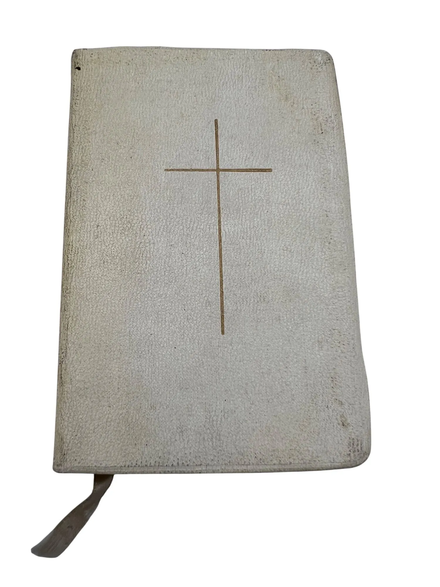 Product image for 1953 The Book of Common Prayer w/ The Psalter White Leather Seabury Press 5.75"