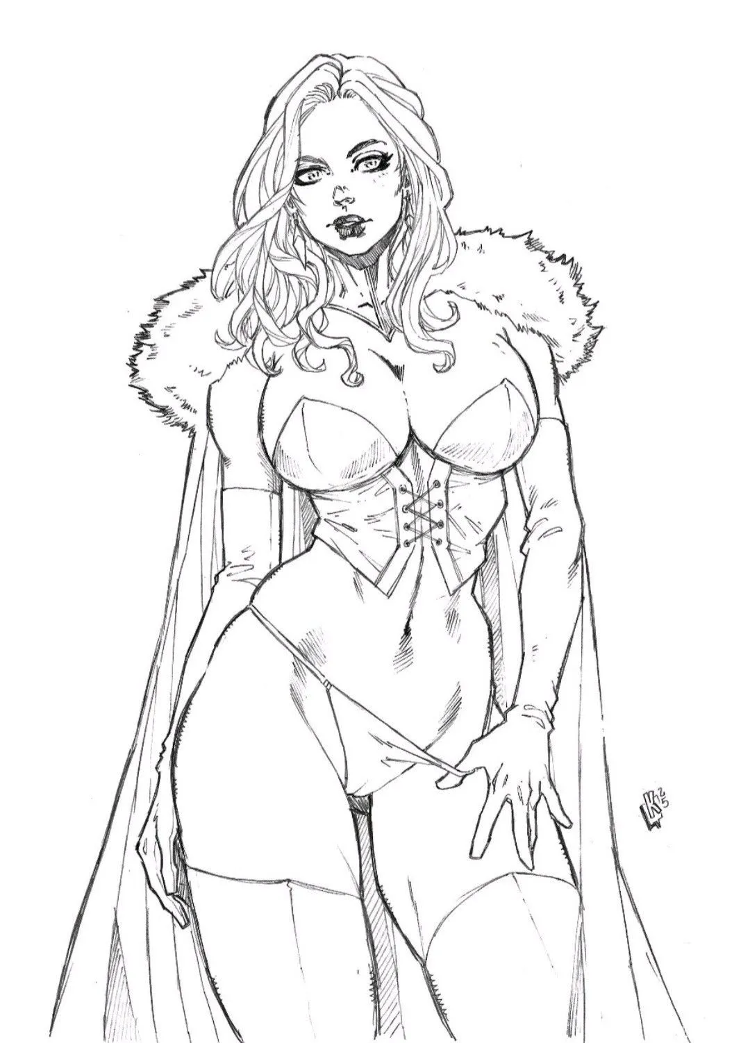 Product image for OA - Klin Emma Frost White Queen
